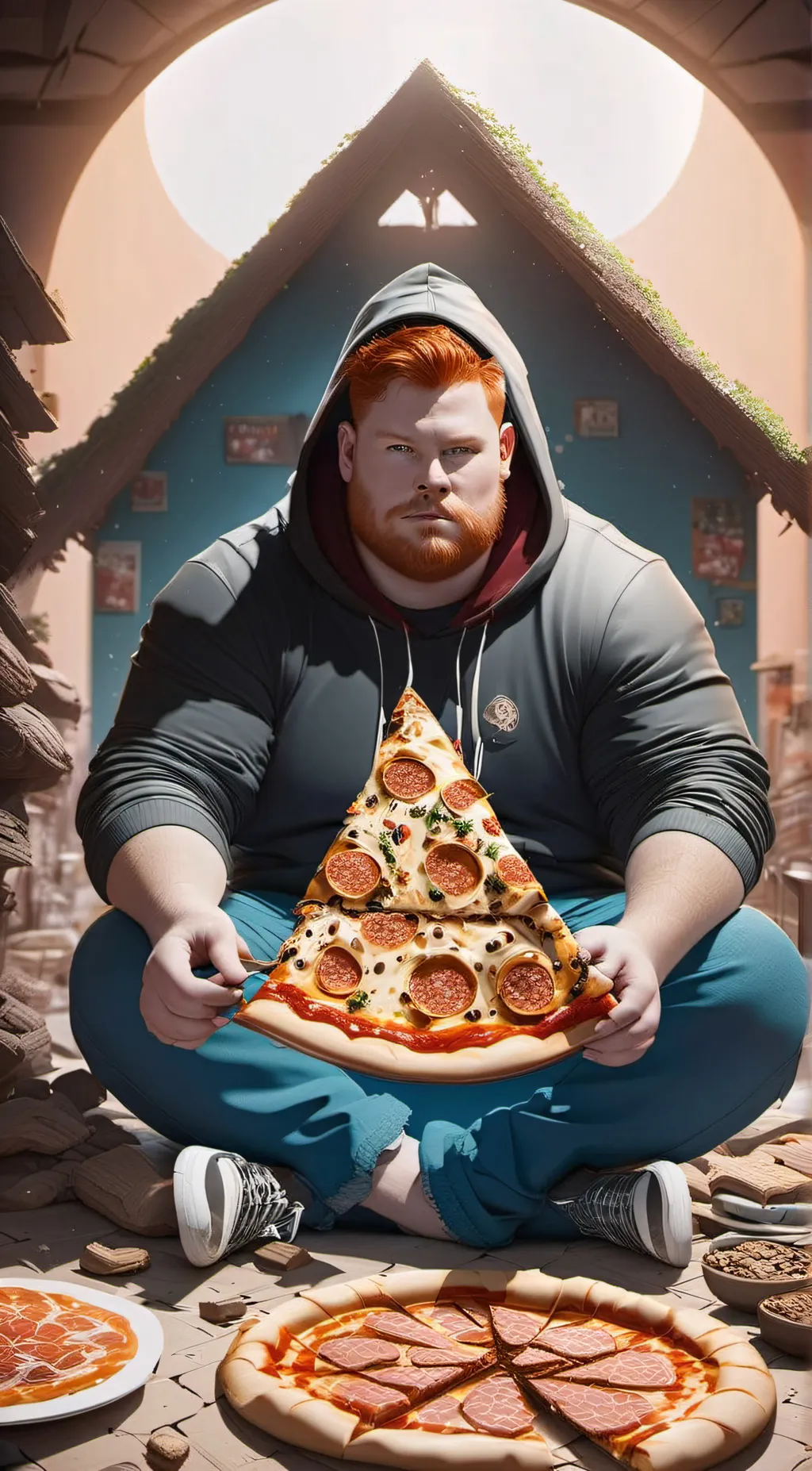 ai character: CaseOh background