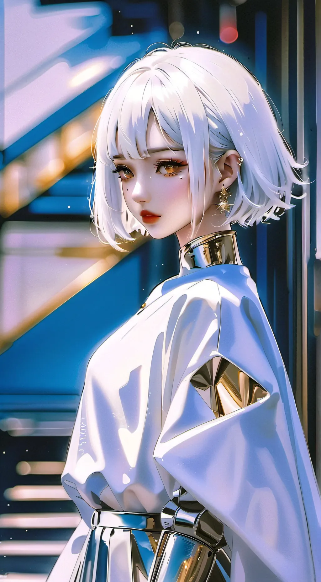 ai character: crafty corn  background