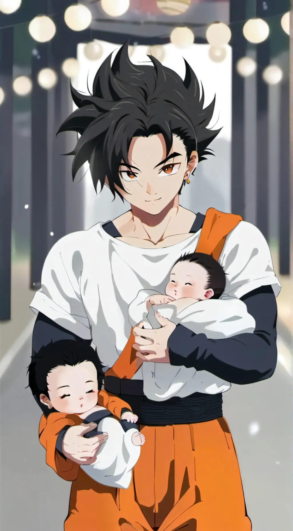 ai character: saiyan rpg background