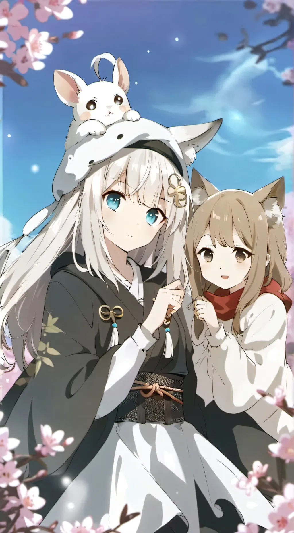 ai character: silica & taiga background