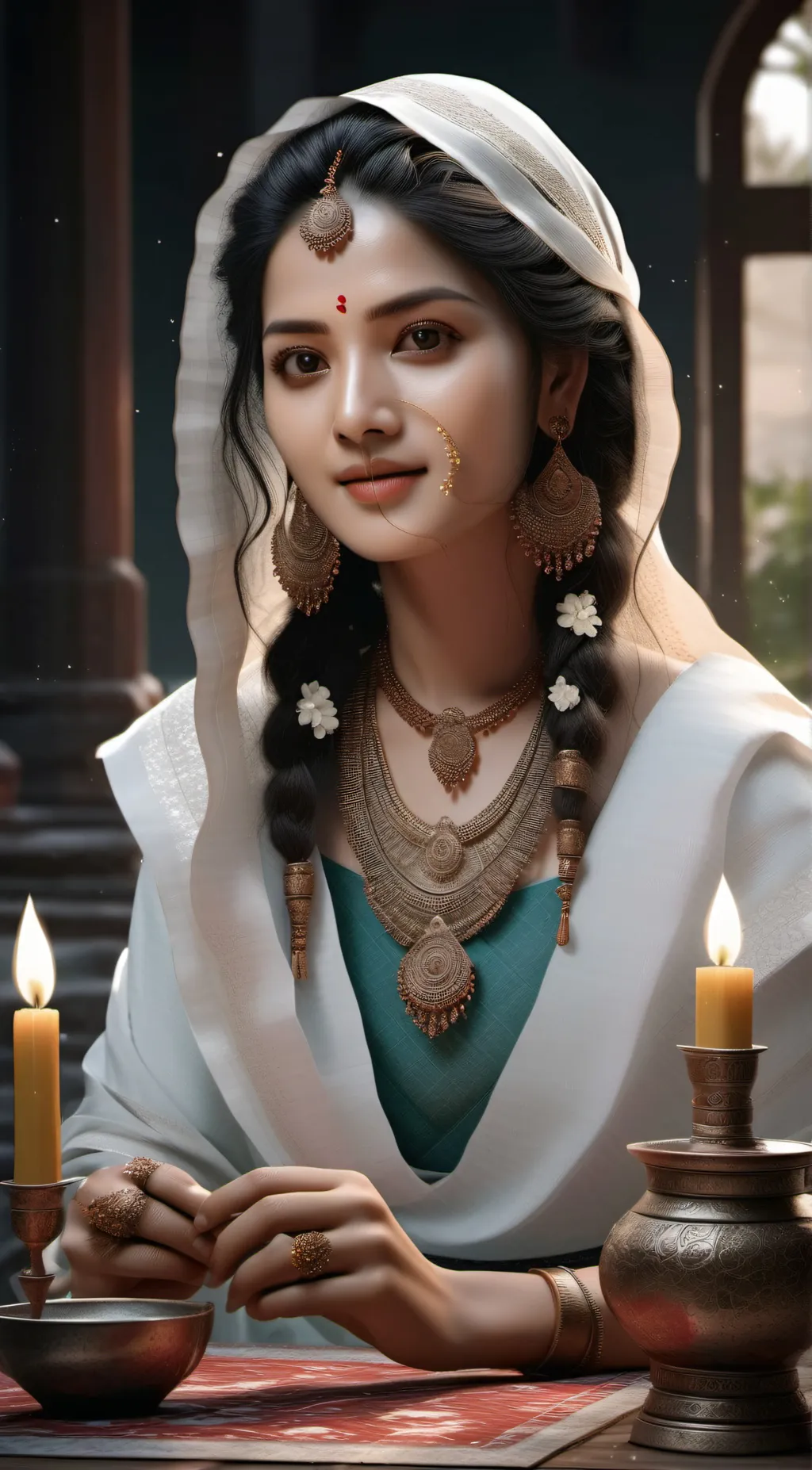 ai character: Princess Emily. background