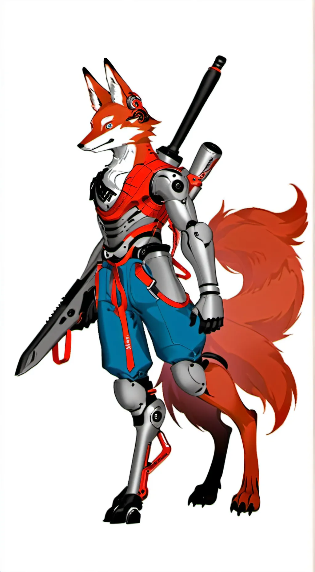 ai character: Foxy the piratefox background