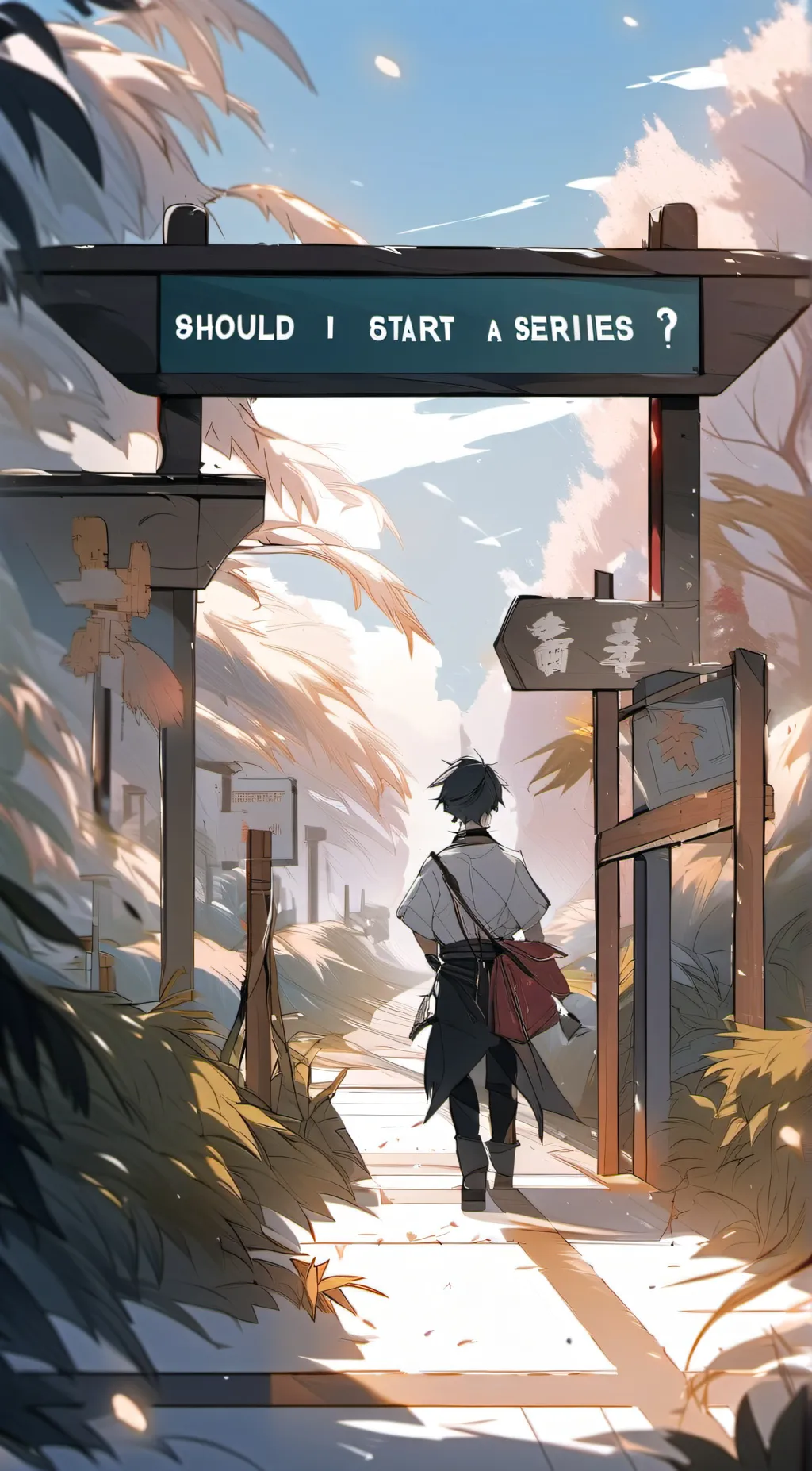 ai character: start a series? background