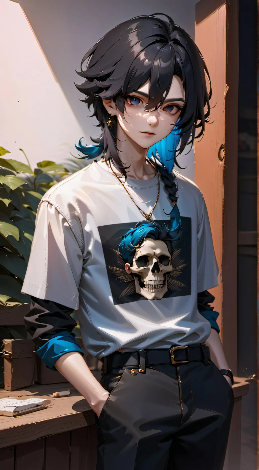 ai character: lucas background