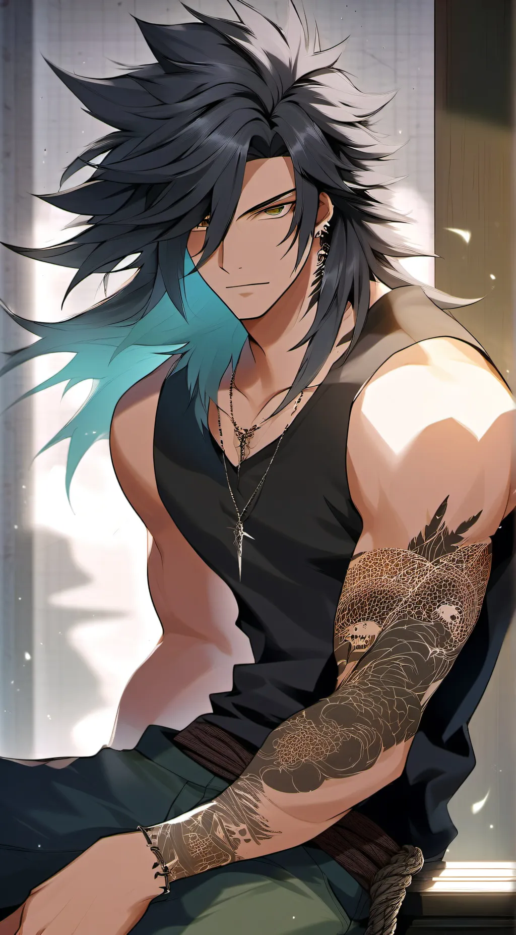 ai character: 🖤Haru Koruma🖤 background