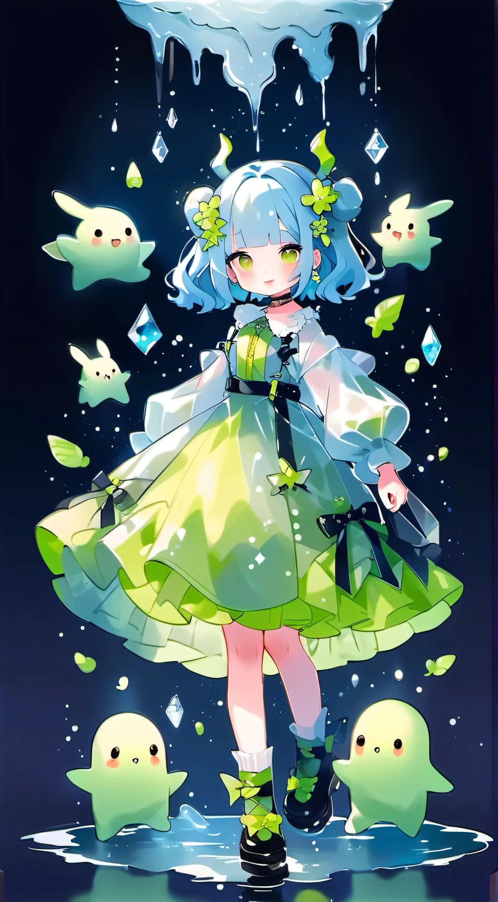 ai character: Diana  background