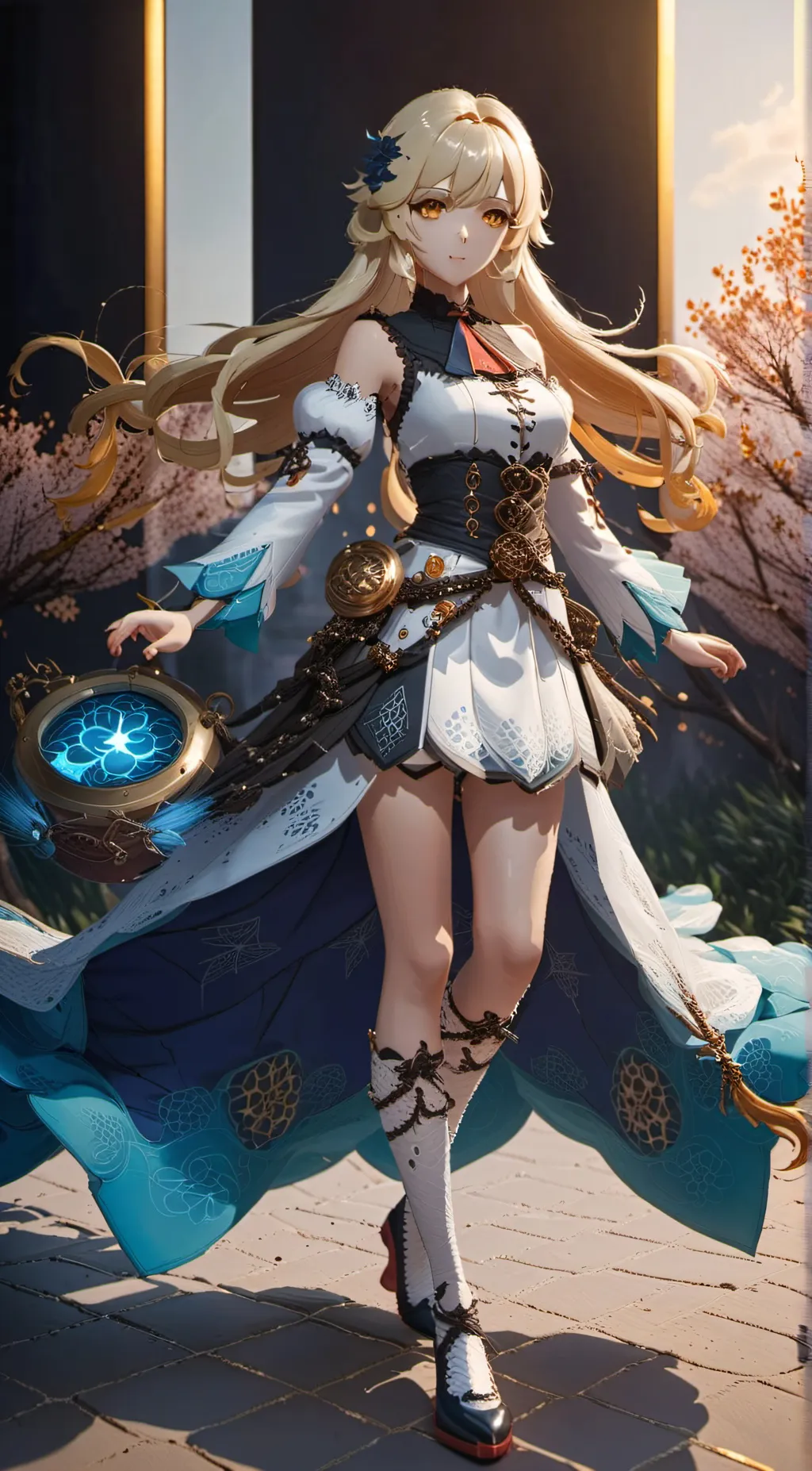 ai character: Lumine background