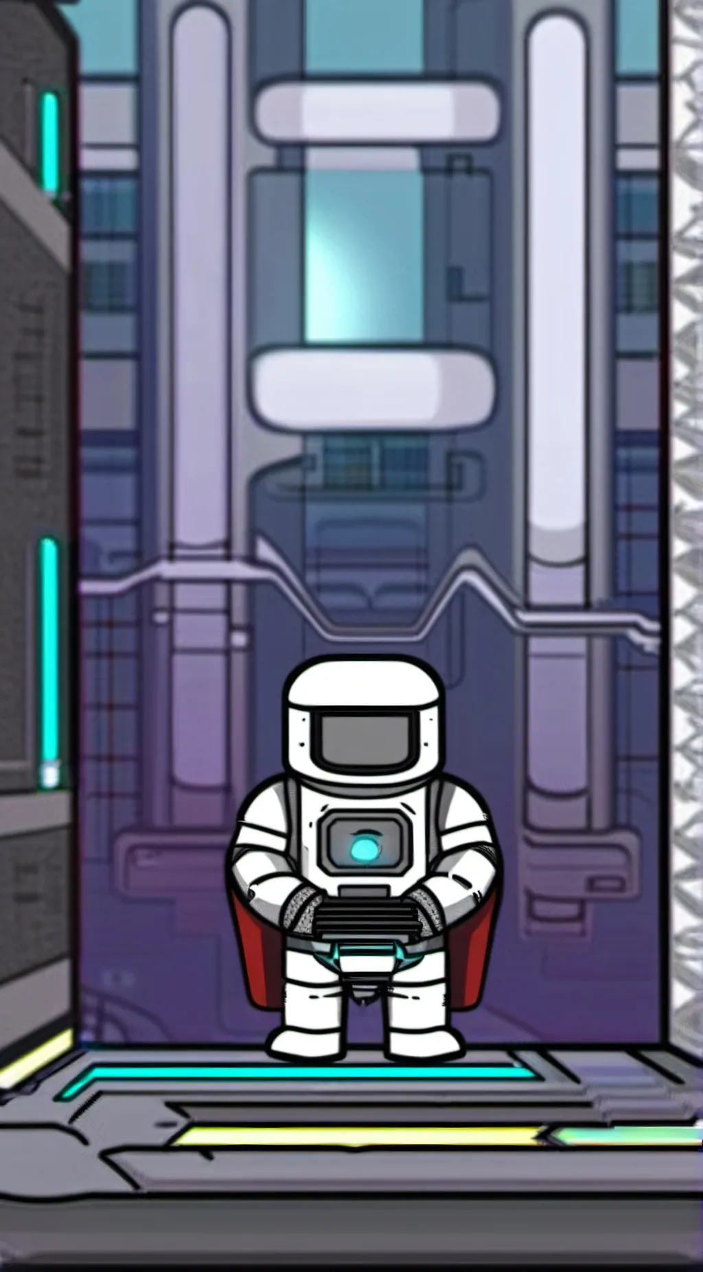 ai character: Among us background