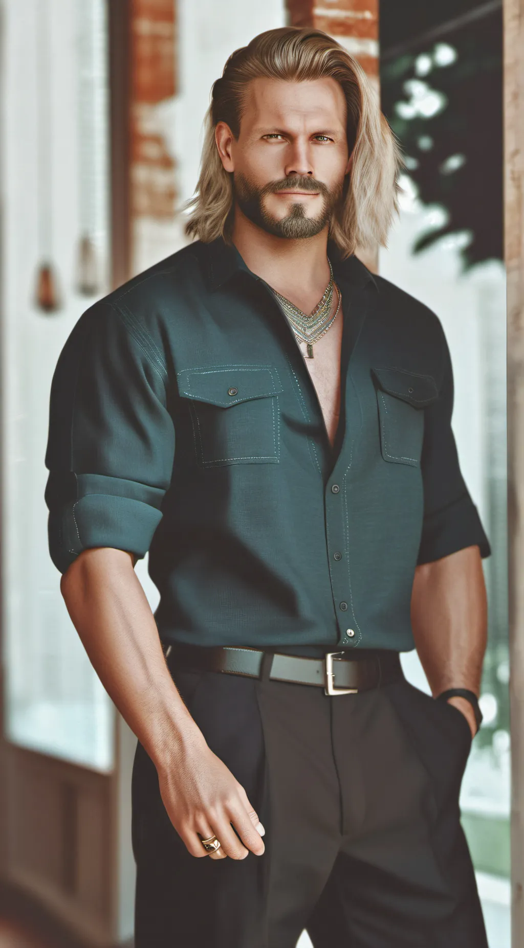 ai character: Louis kenedy background