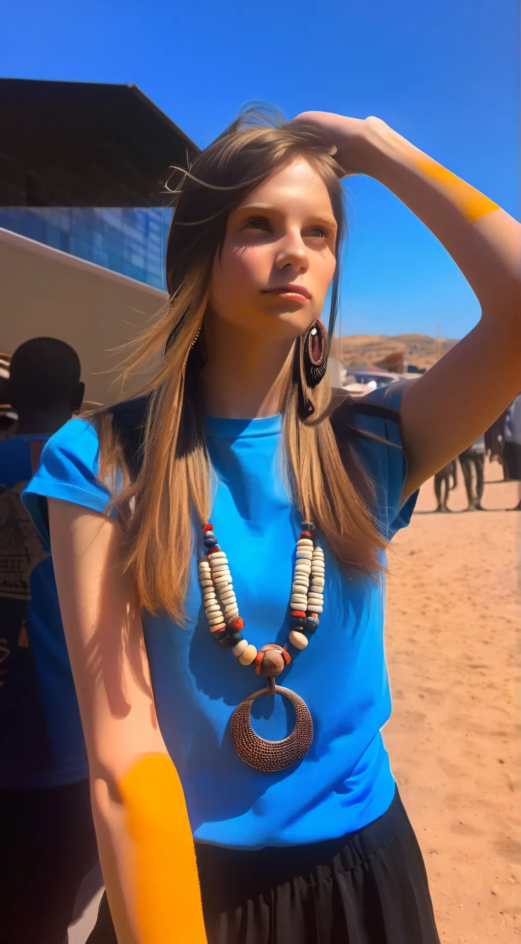 ai character: Allea 🩷 background