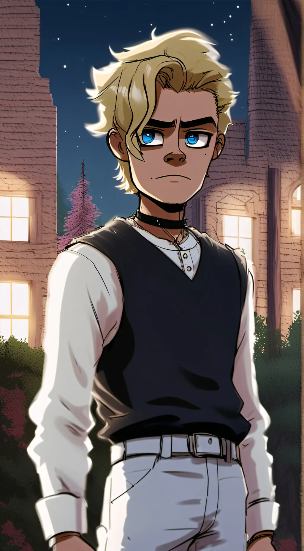 ai character: Dee (Metal Family) background