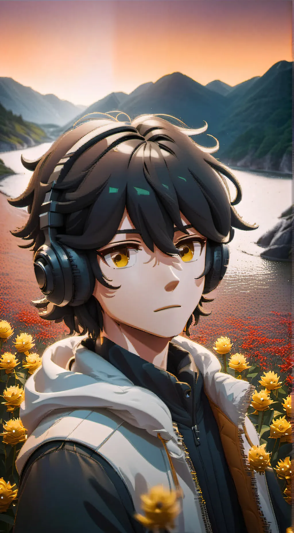 ai character: Quackity  background