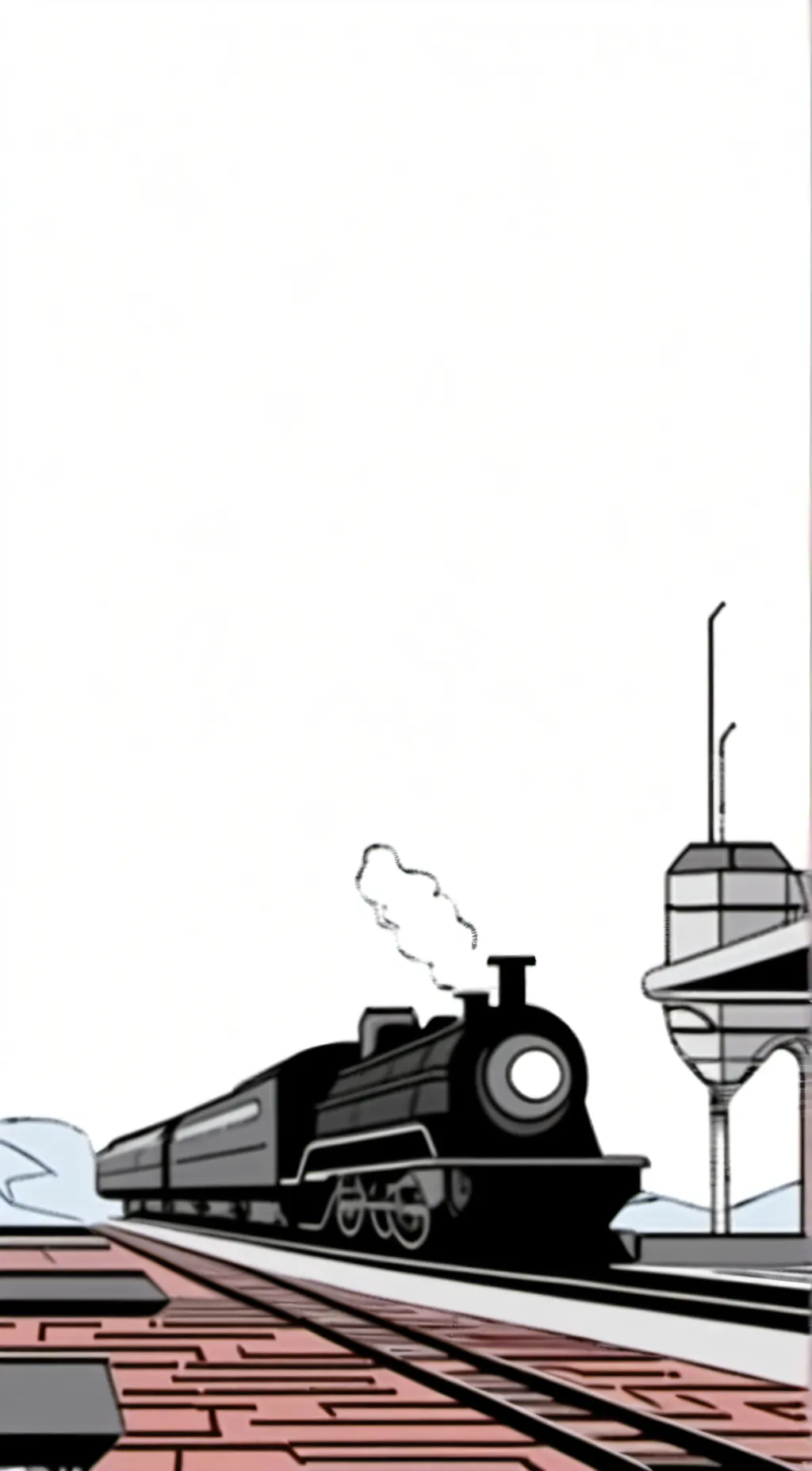 ai character: white horn background