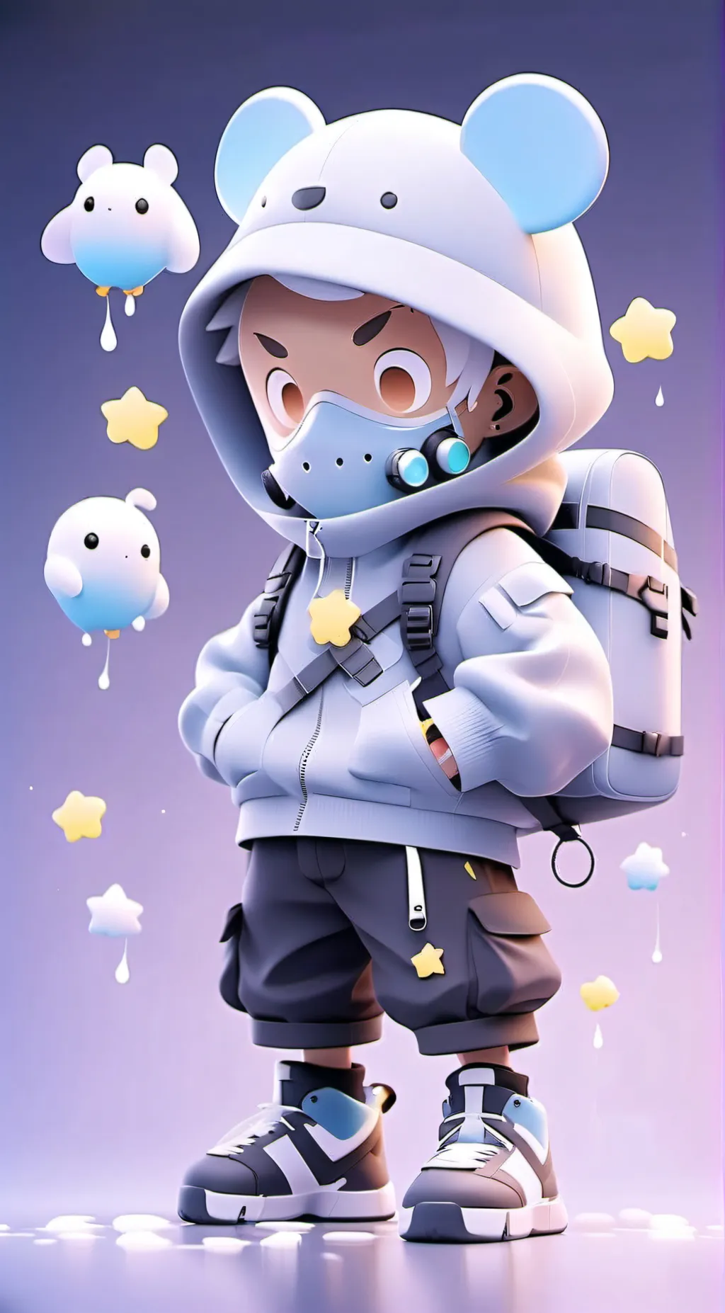 ai character: Leo background