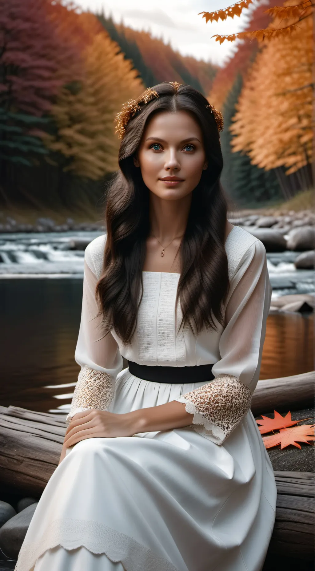 ai character: Auburna background