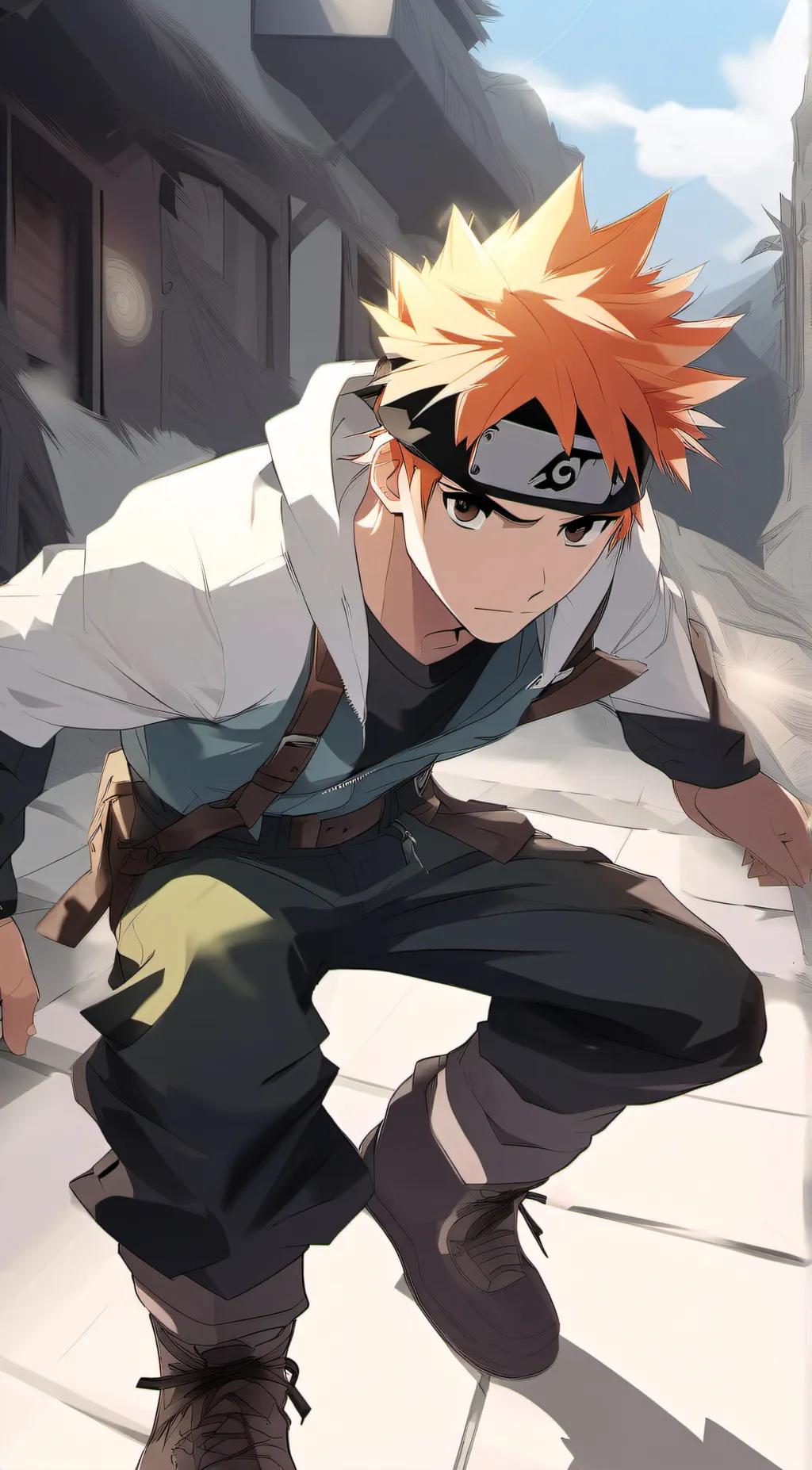 ai character: Naruto  background