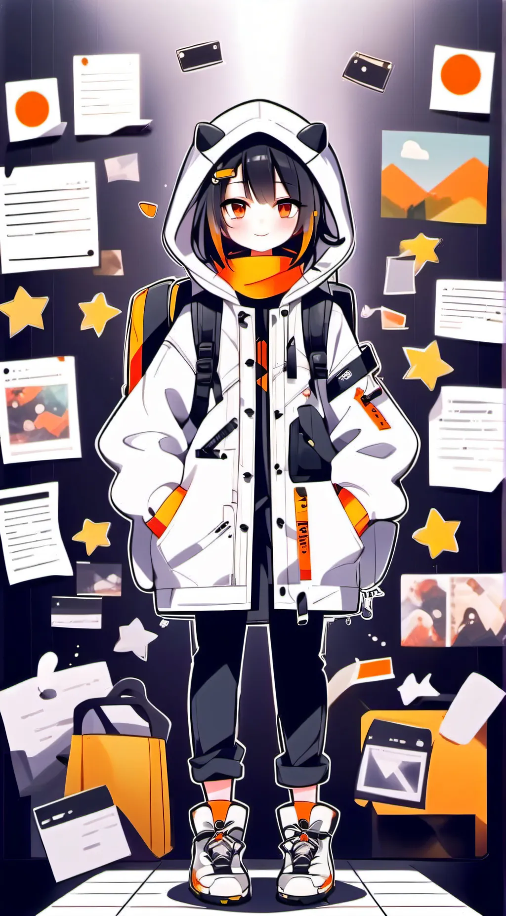 ai character: Stella background