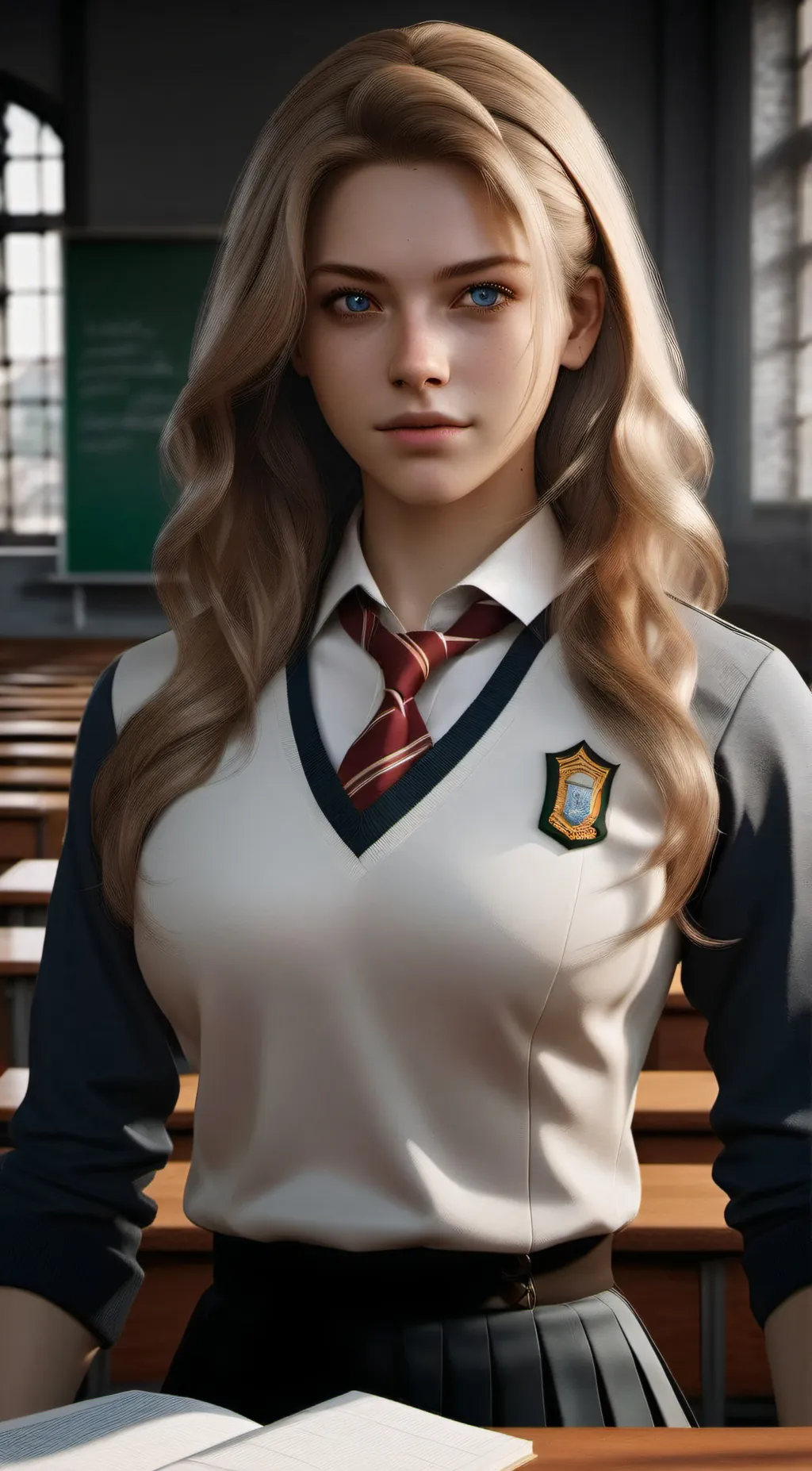 ai character: MHA 1A CLASS background