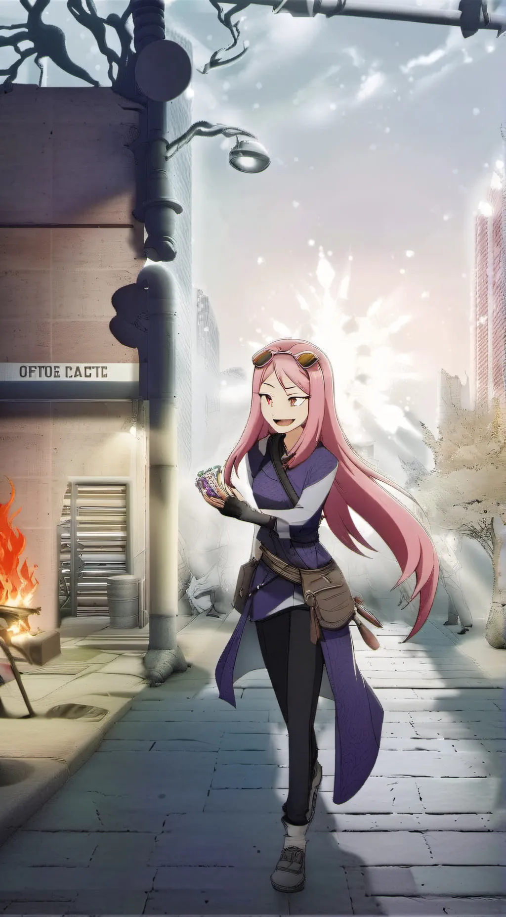 ai character: Hatsume mei  background