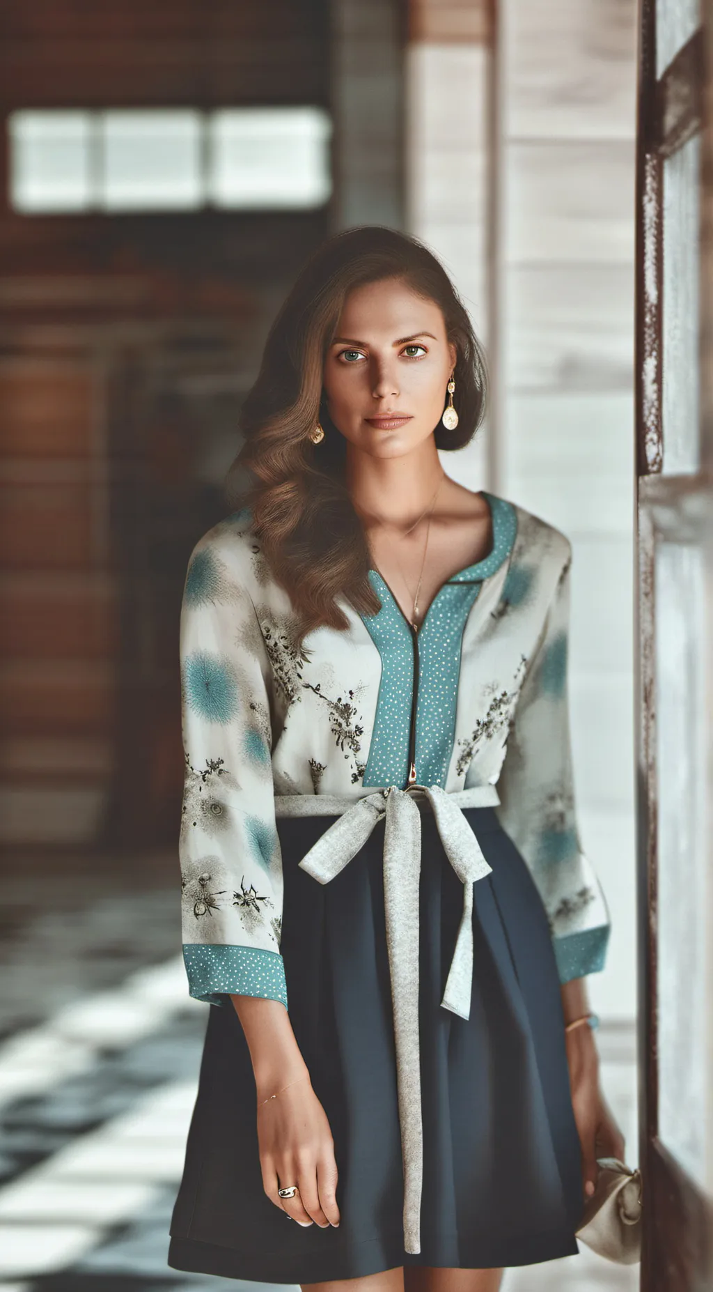 ai character: Tina  background