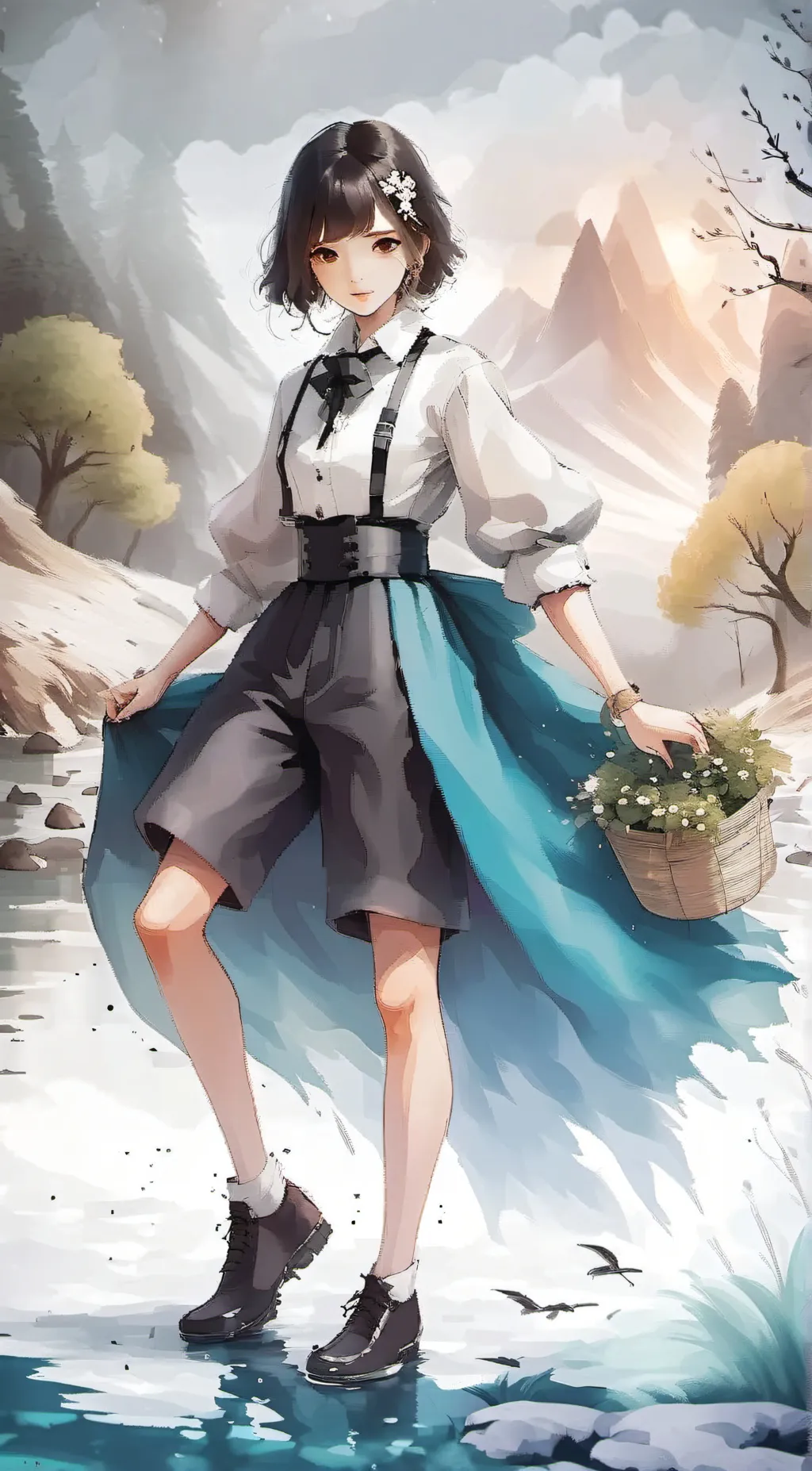 ai character: Indigo Park background