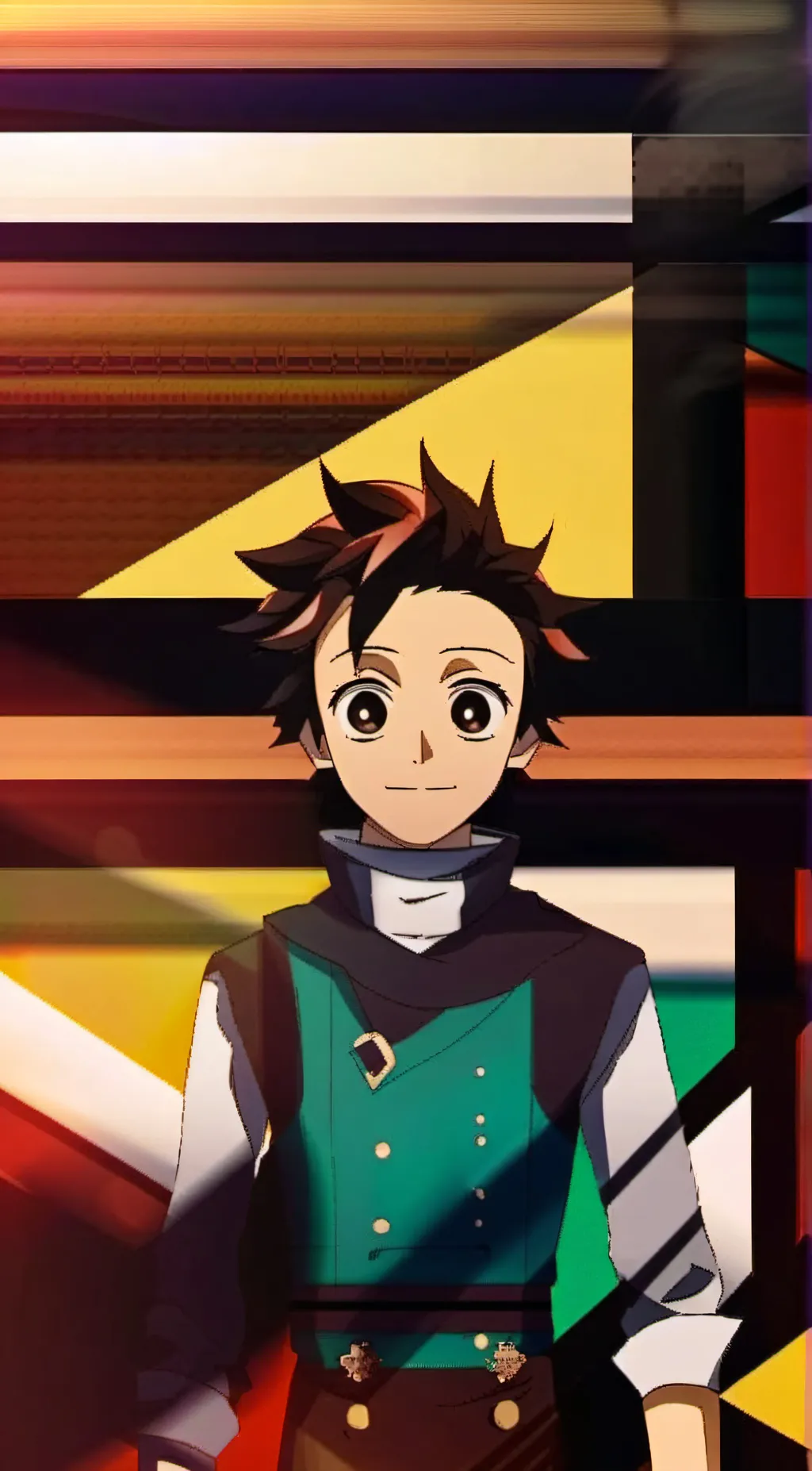 ai character: Tanjiro Kamado background