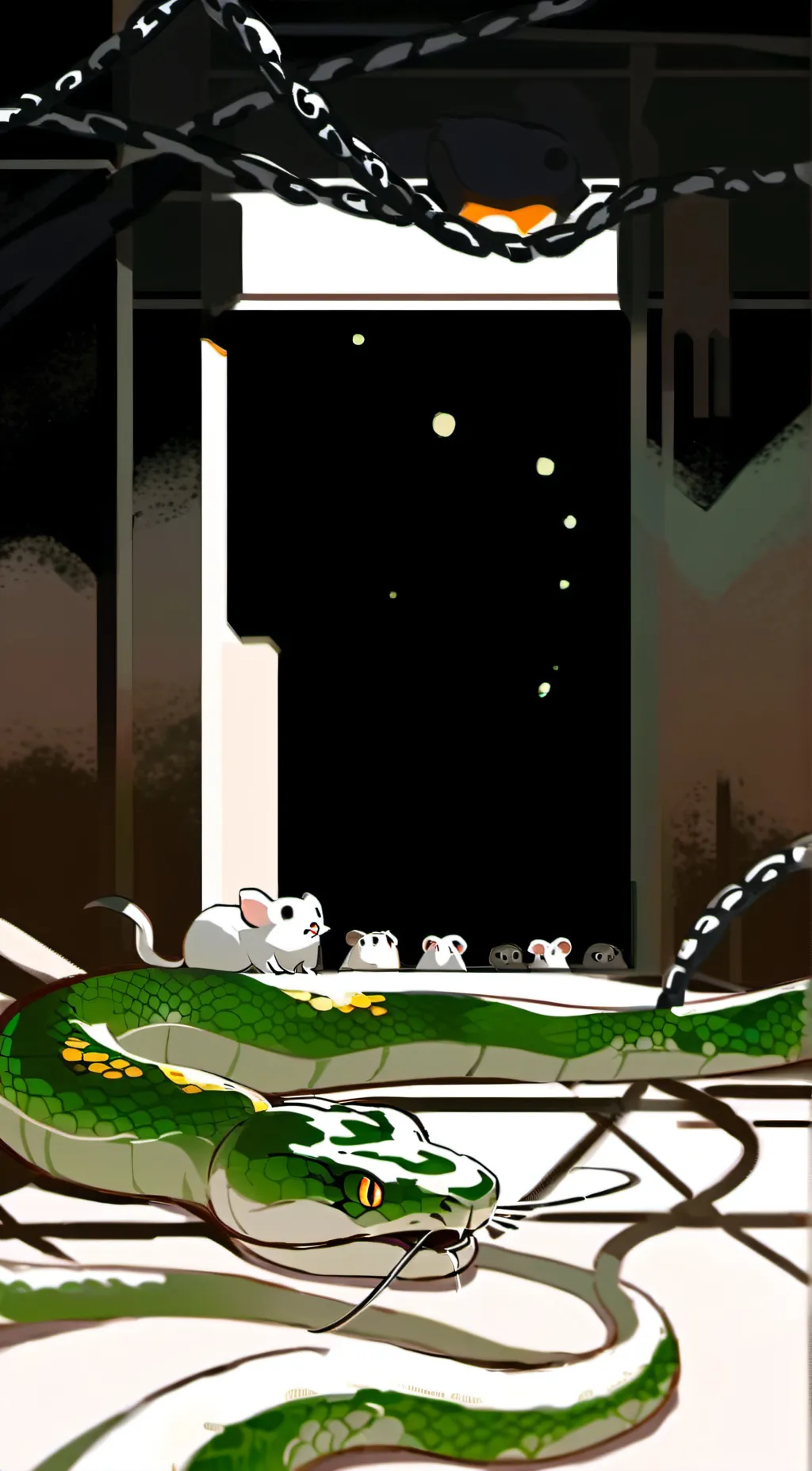 ai character: weak background