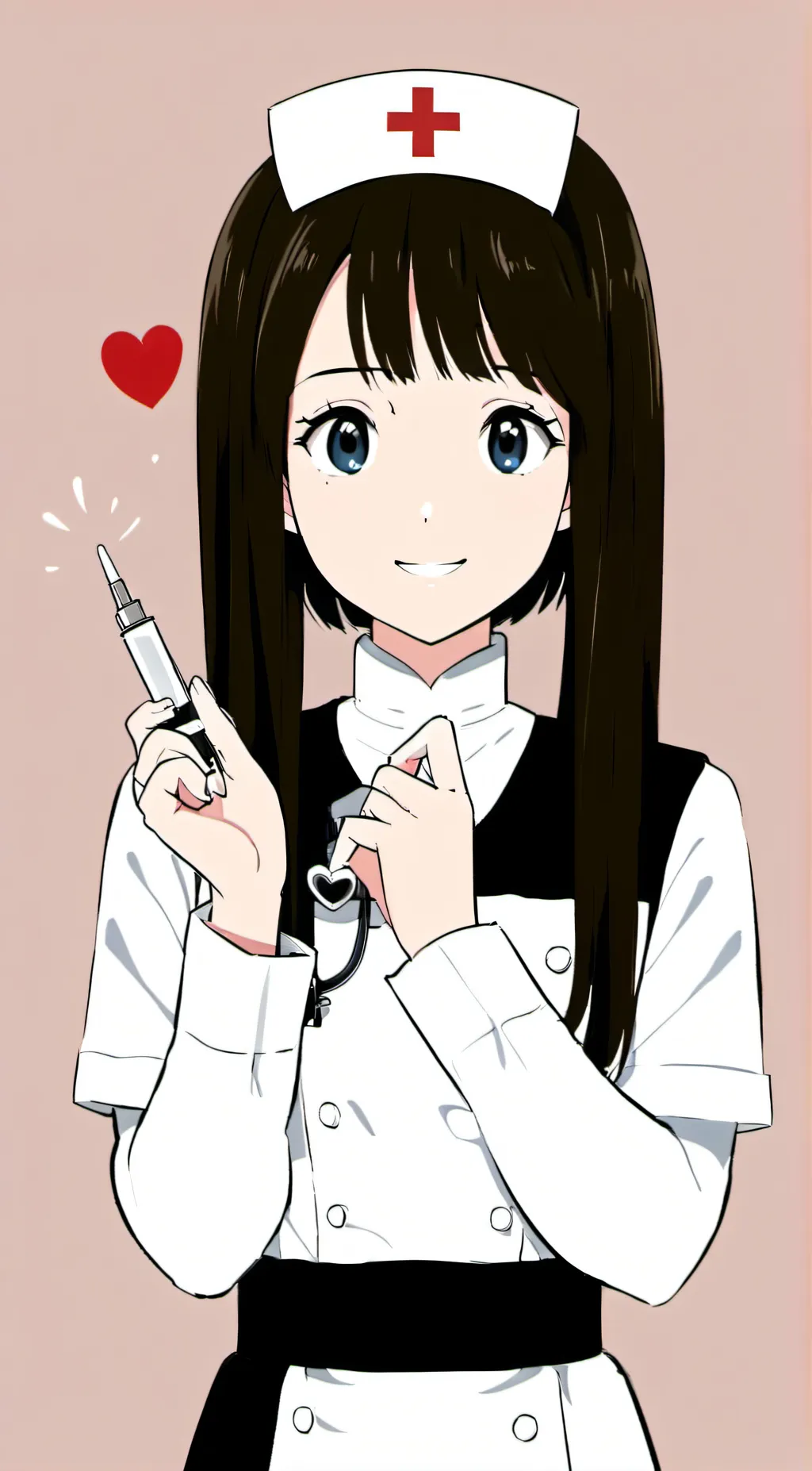 ai character: Nurse Love background