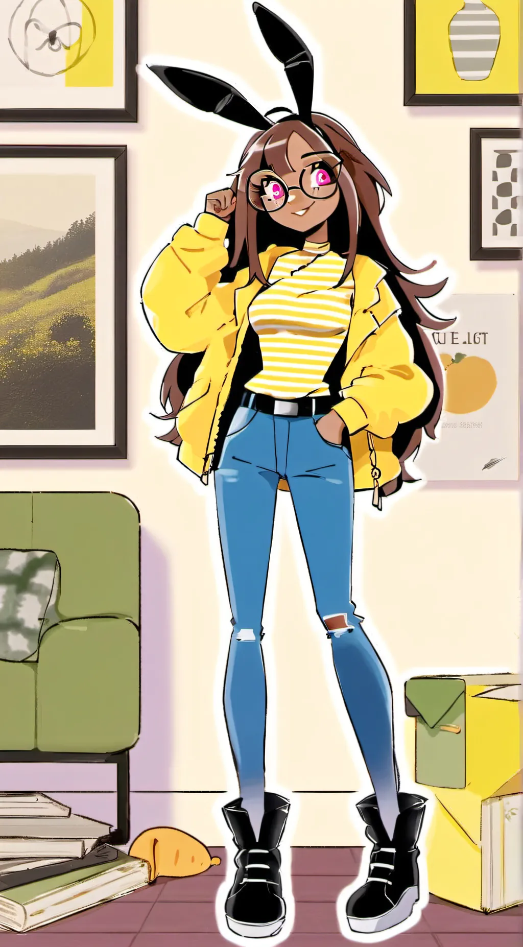 ai character: Victoria background