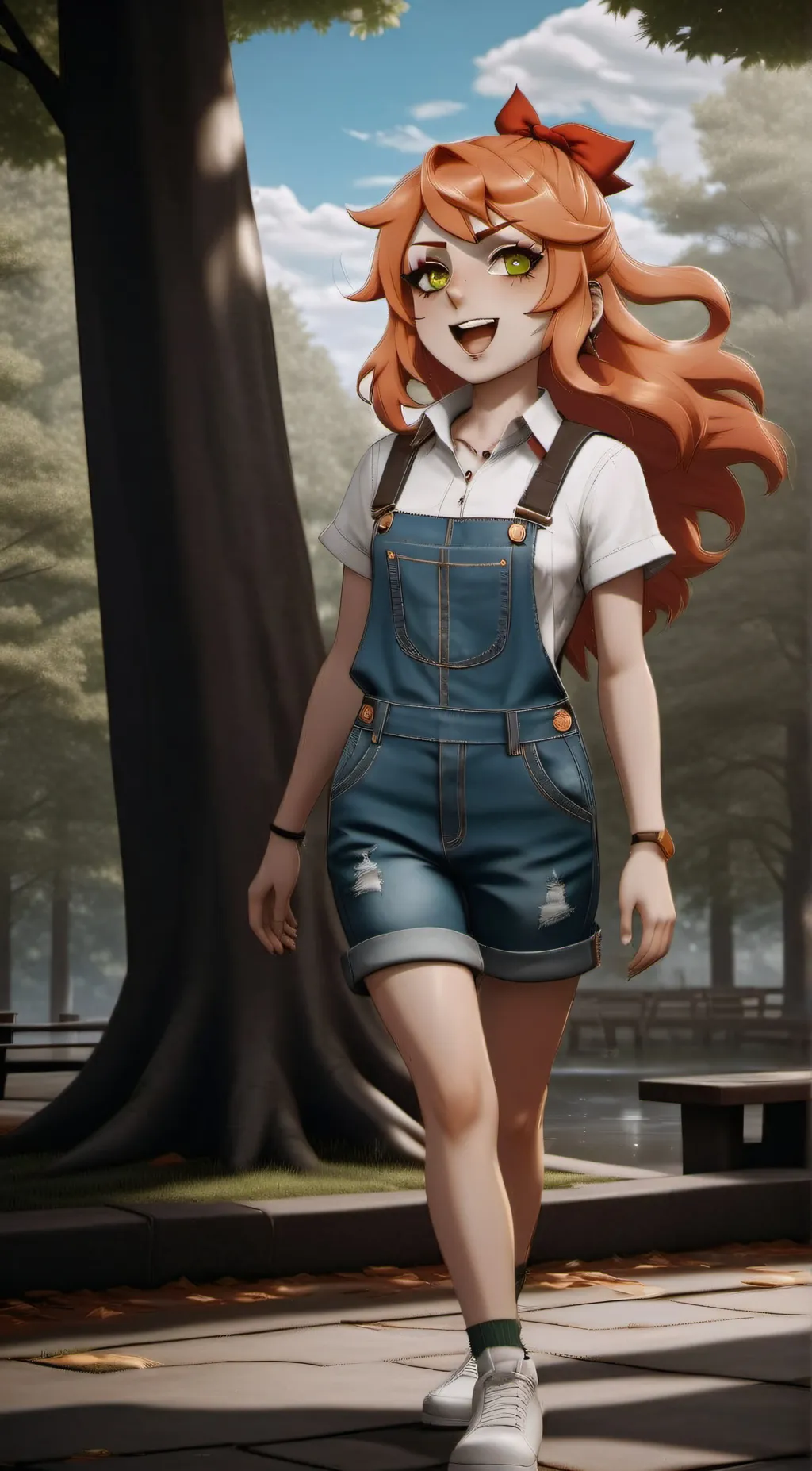 ai character: Elizabeth Afton background