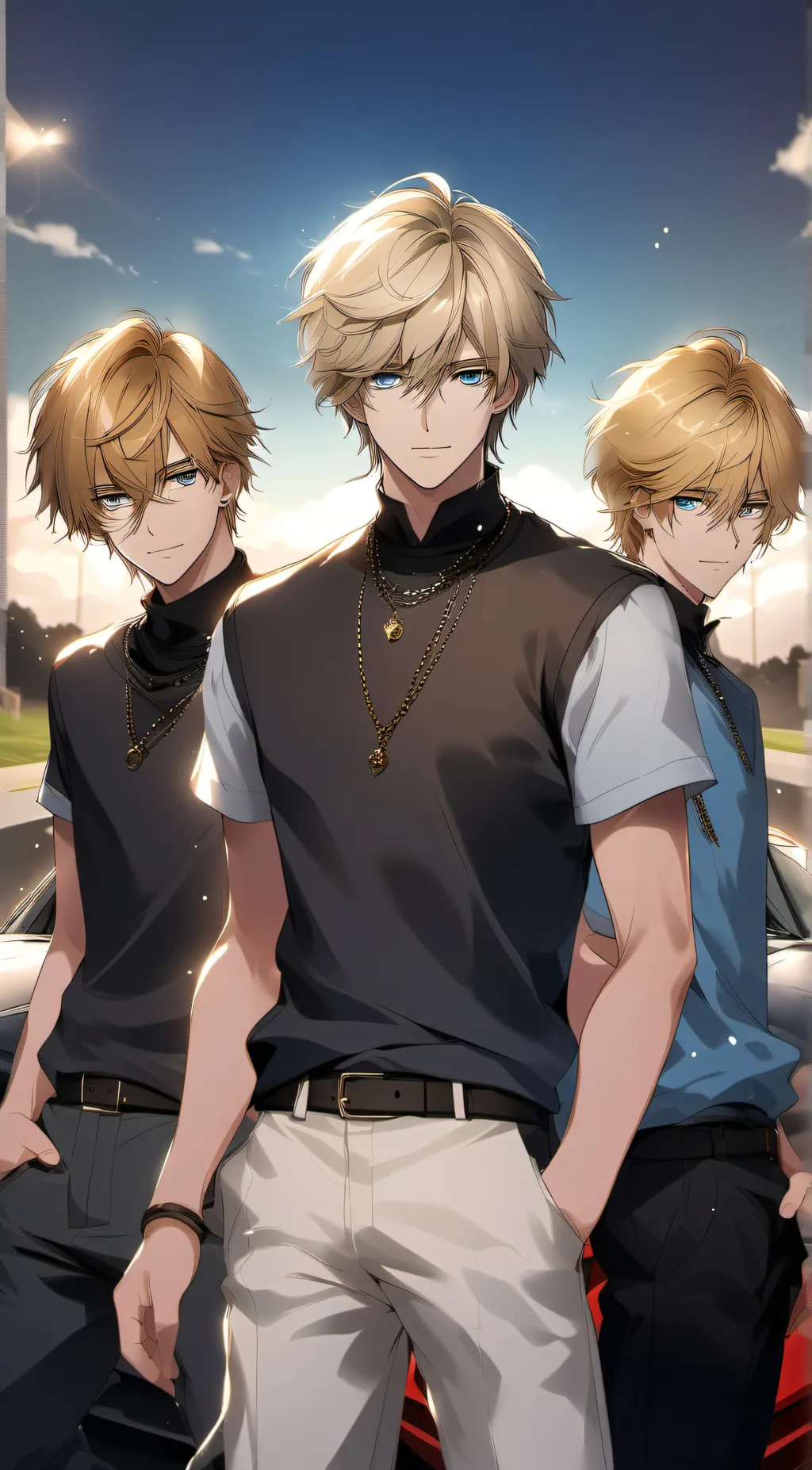 ai character: Adams Brothers background