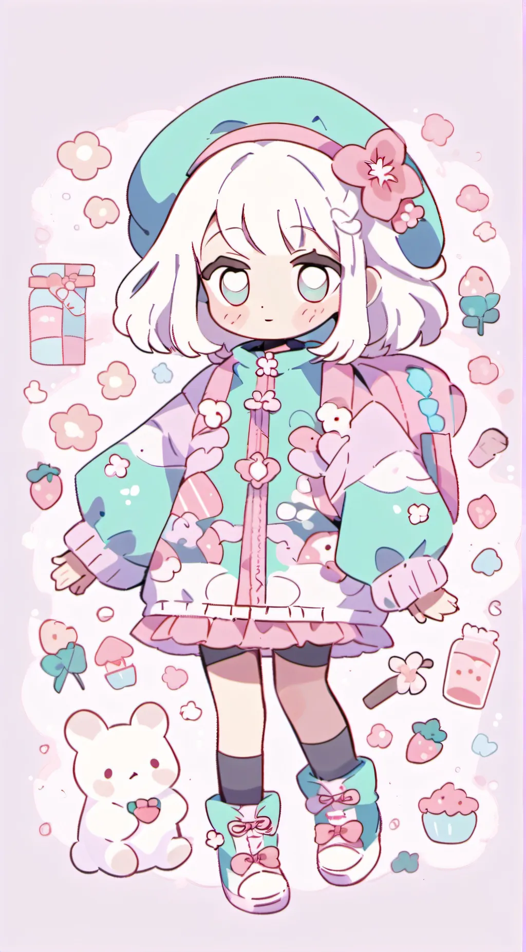 ai character: Luna background