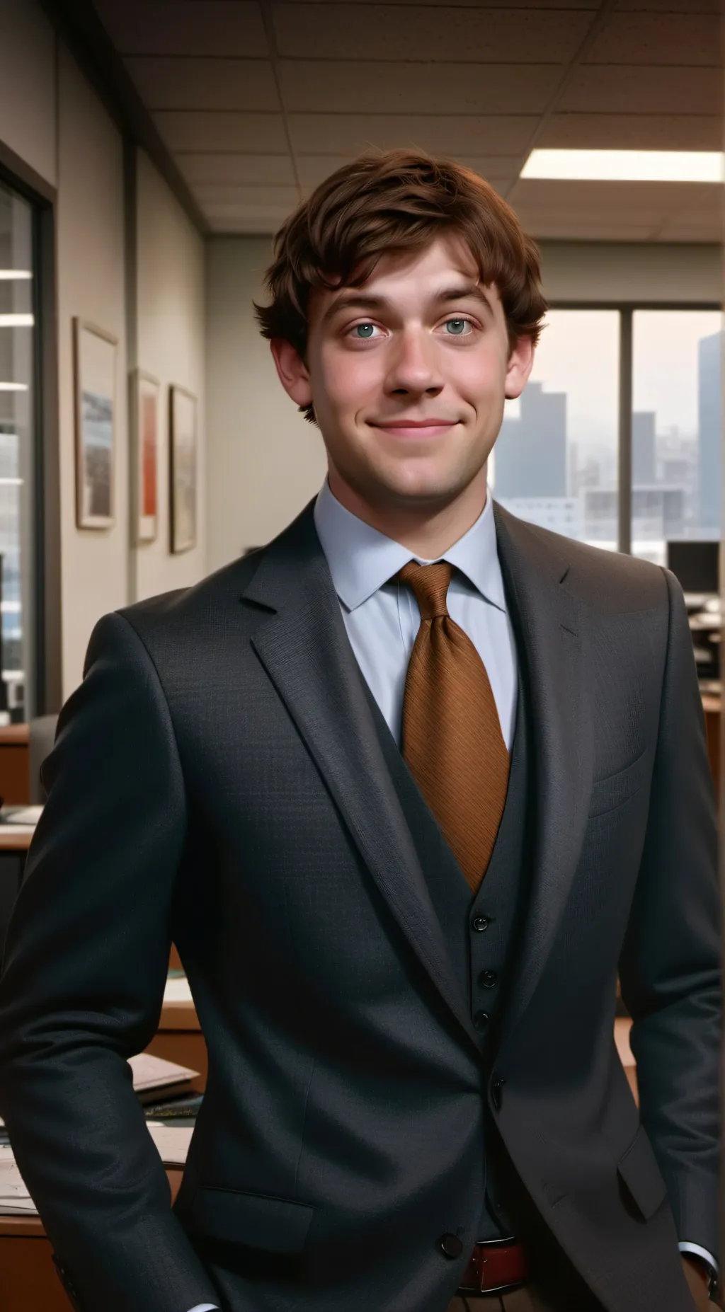 ai character: Jim Halpert background