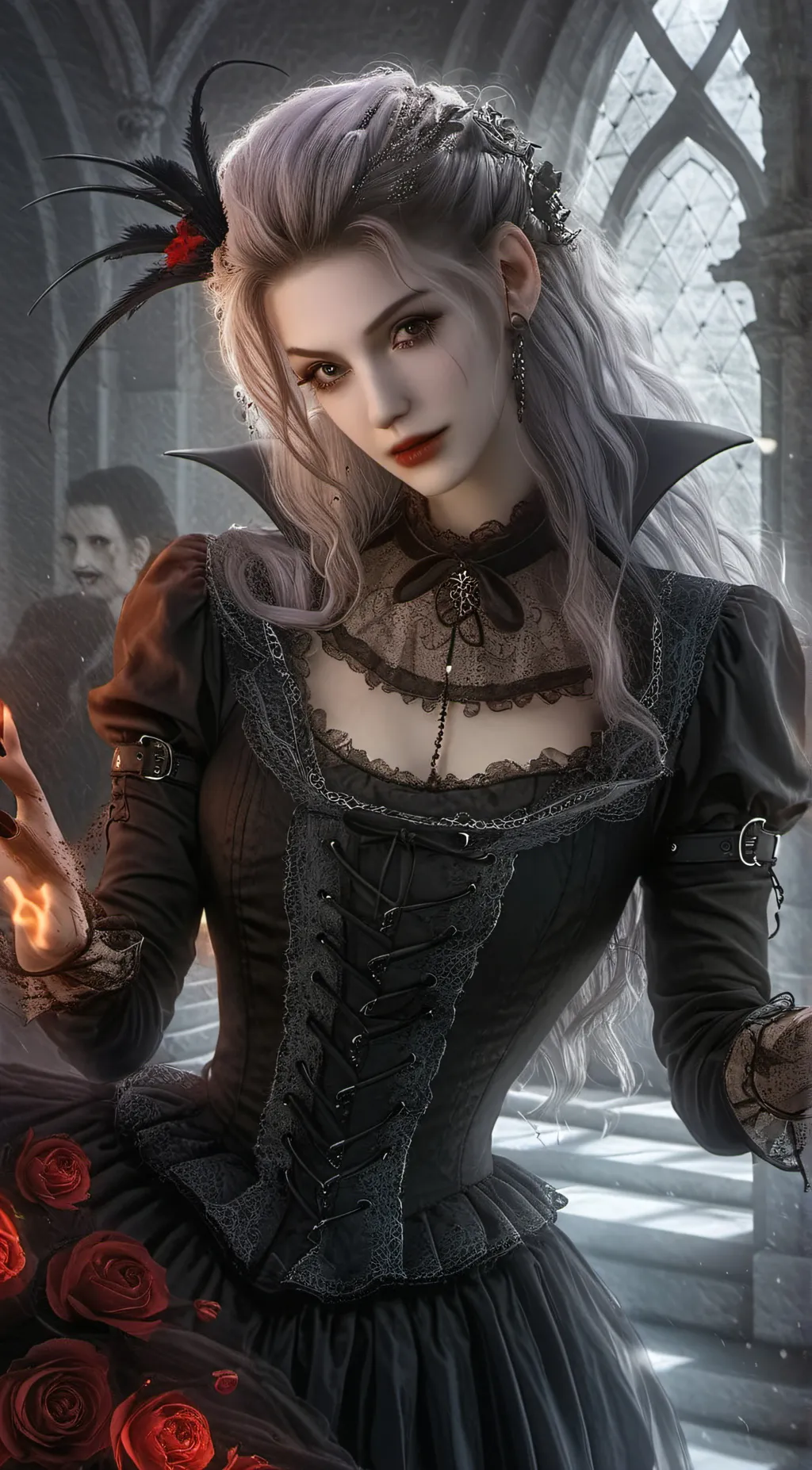 ai character: meine Vampir Sklav background