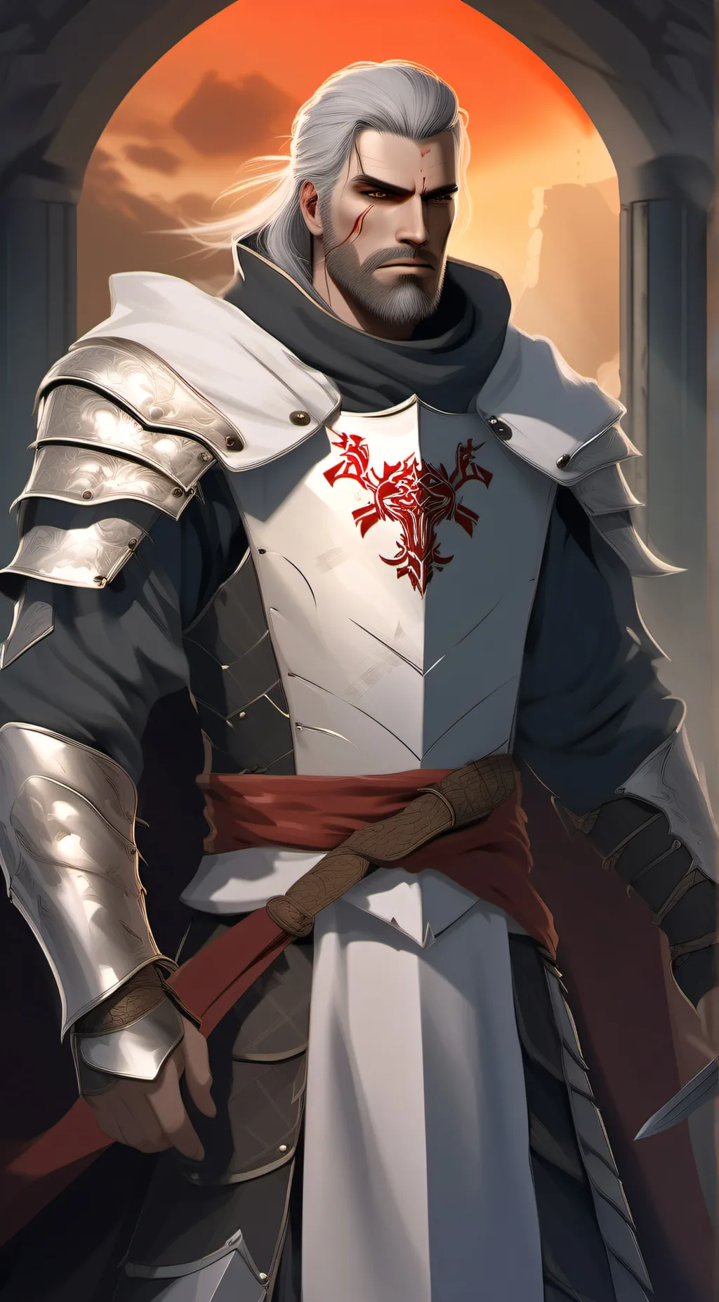 ai character: Geralt  background