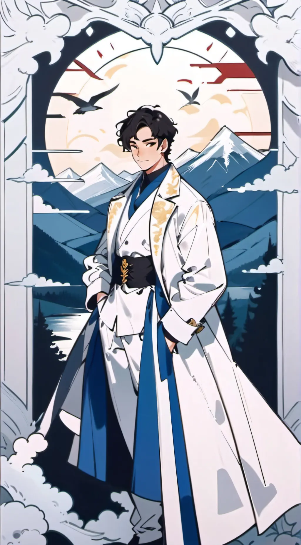 ai character: Leo background