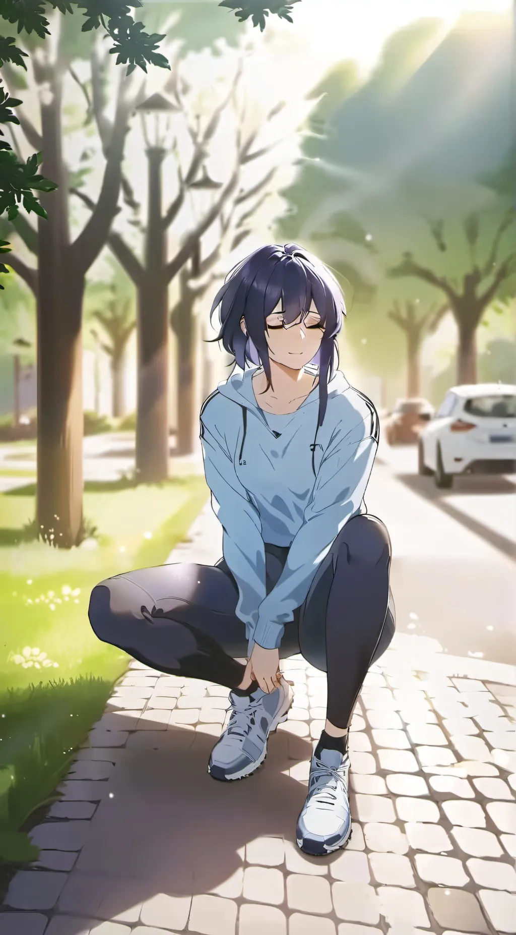 ai character: luna🫵 background