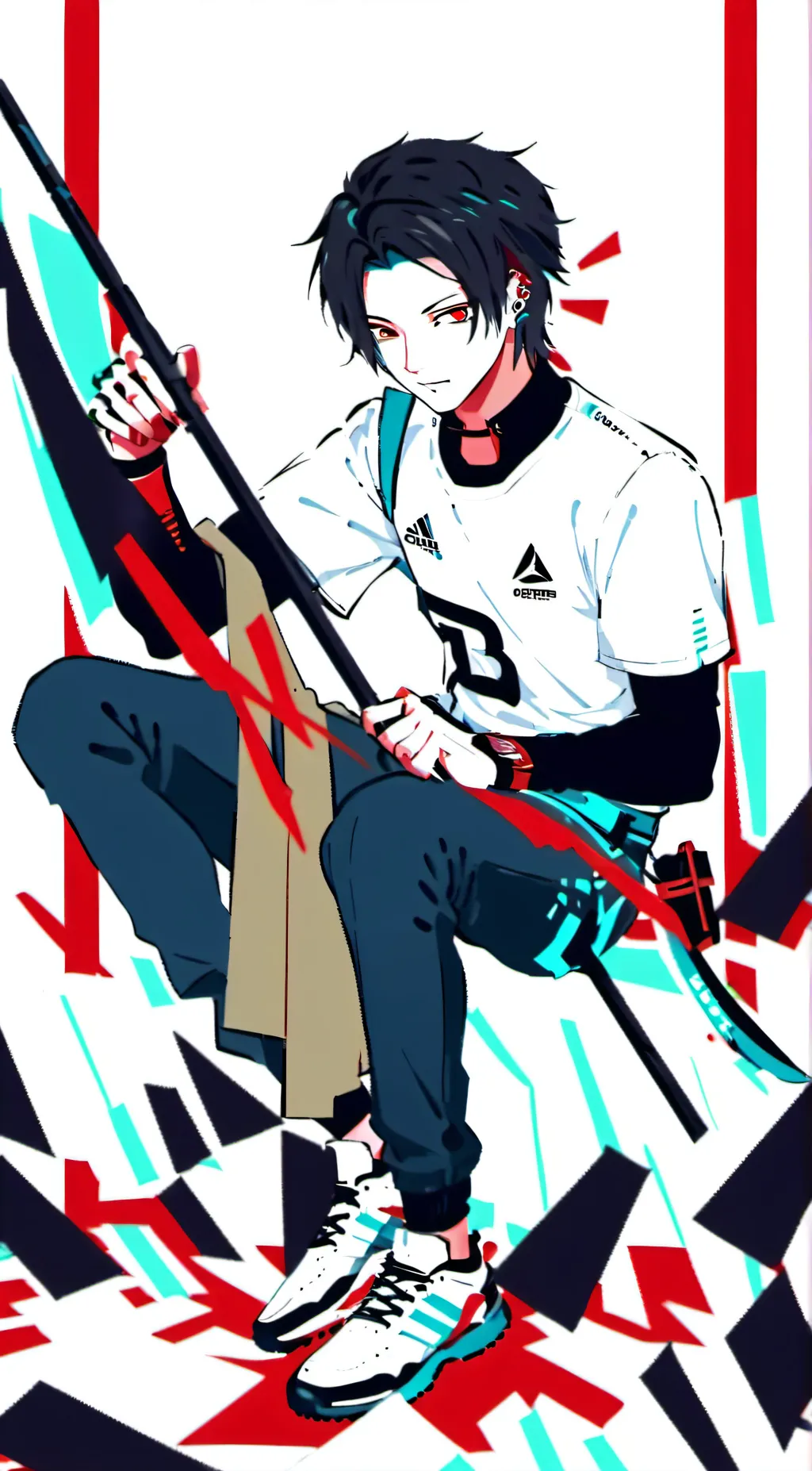 ai character: Vox x val x angel  background