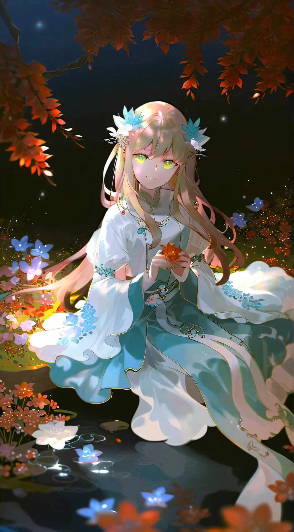 ai character: Elizabeth Afton  background