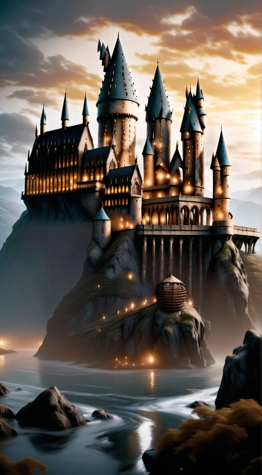 ai character: Malfoy Manor background