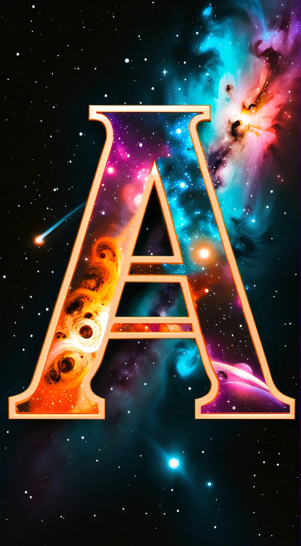 ai character: the alphabet background