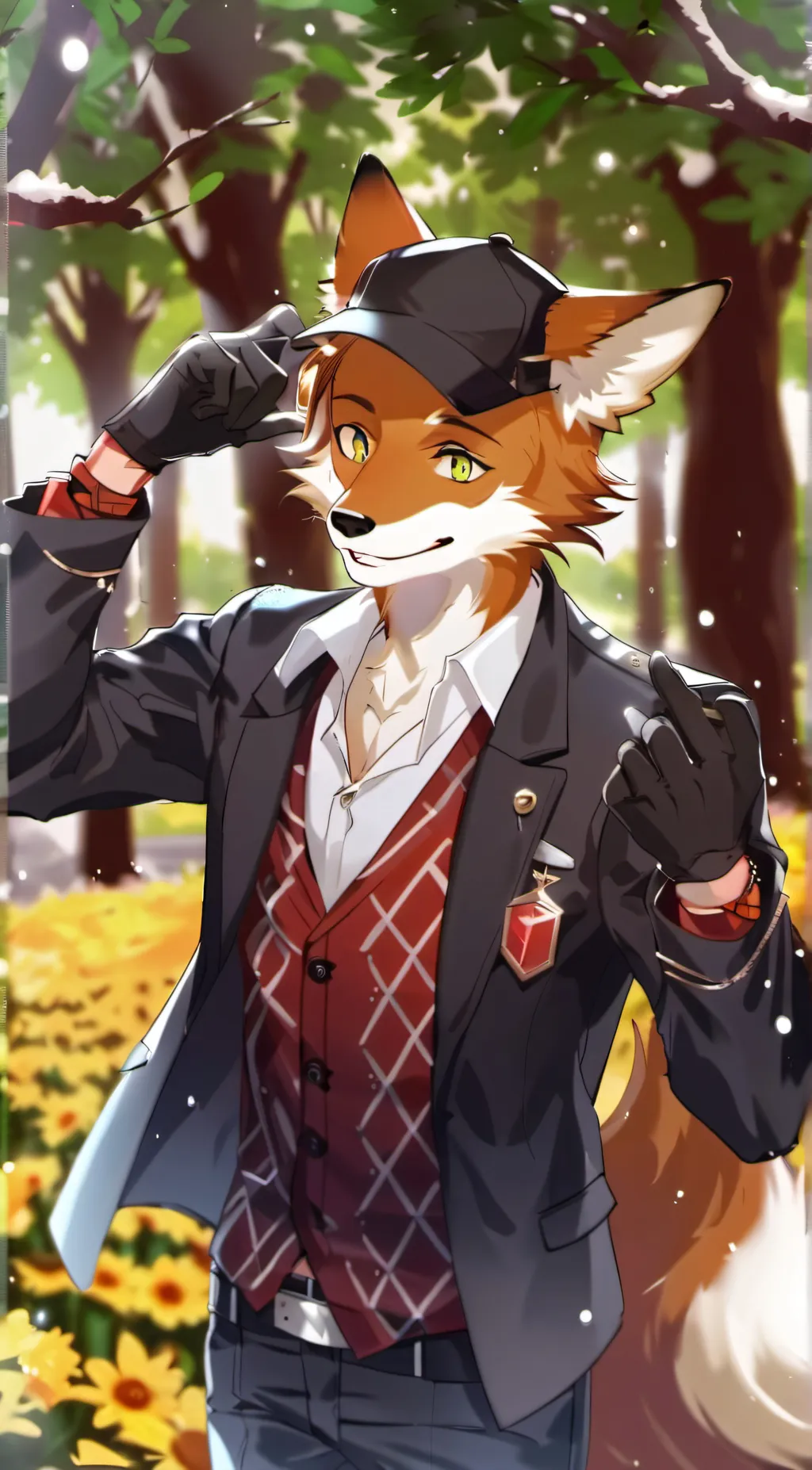 ai character: Ray background