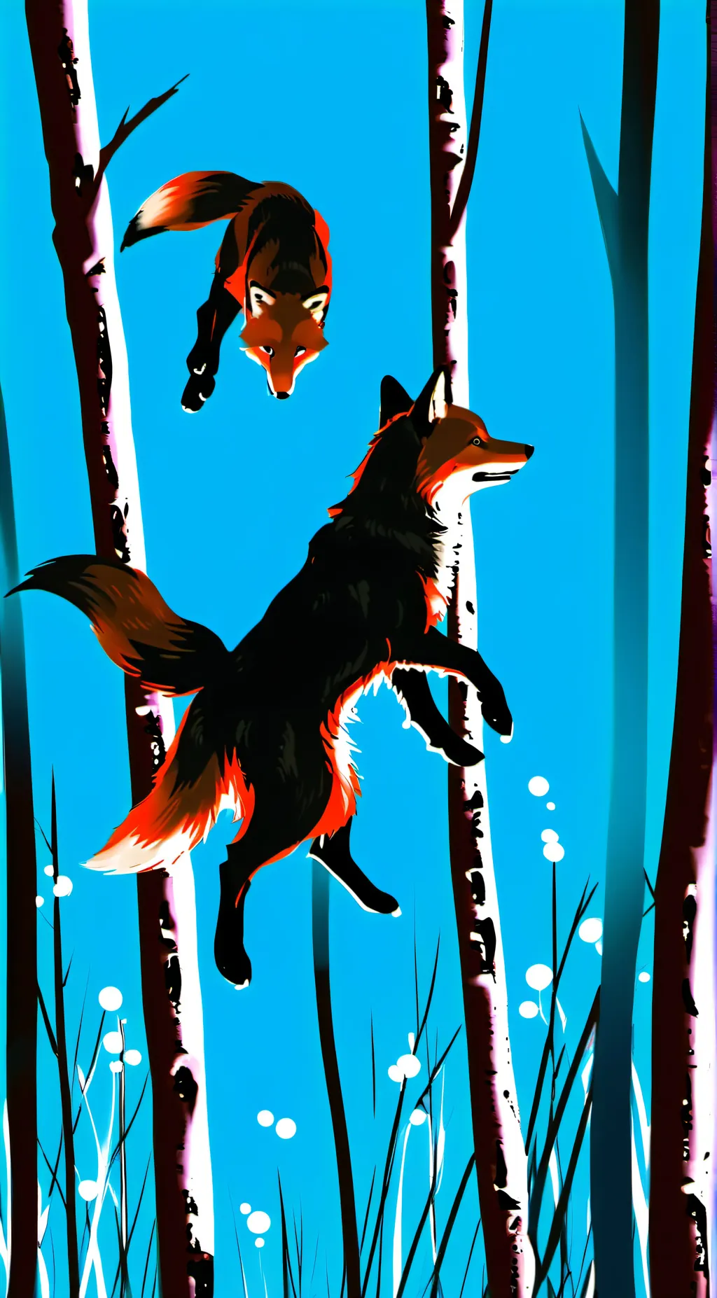 ai character: lina and luna background