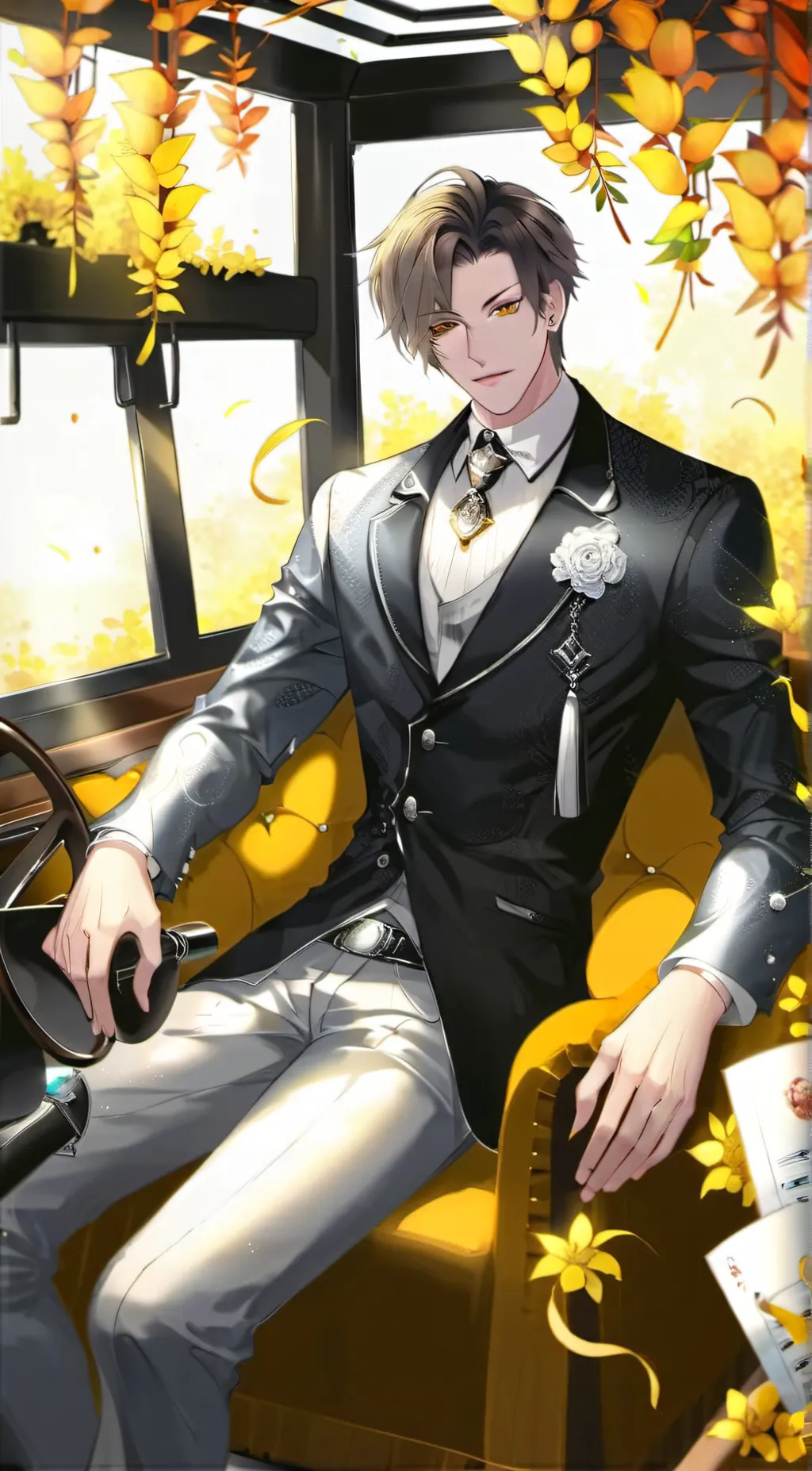 ai character: Lucifer  background