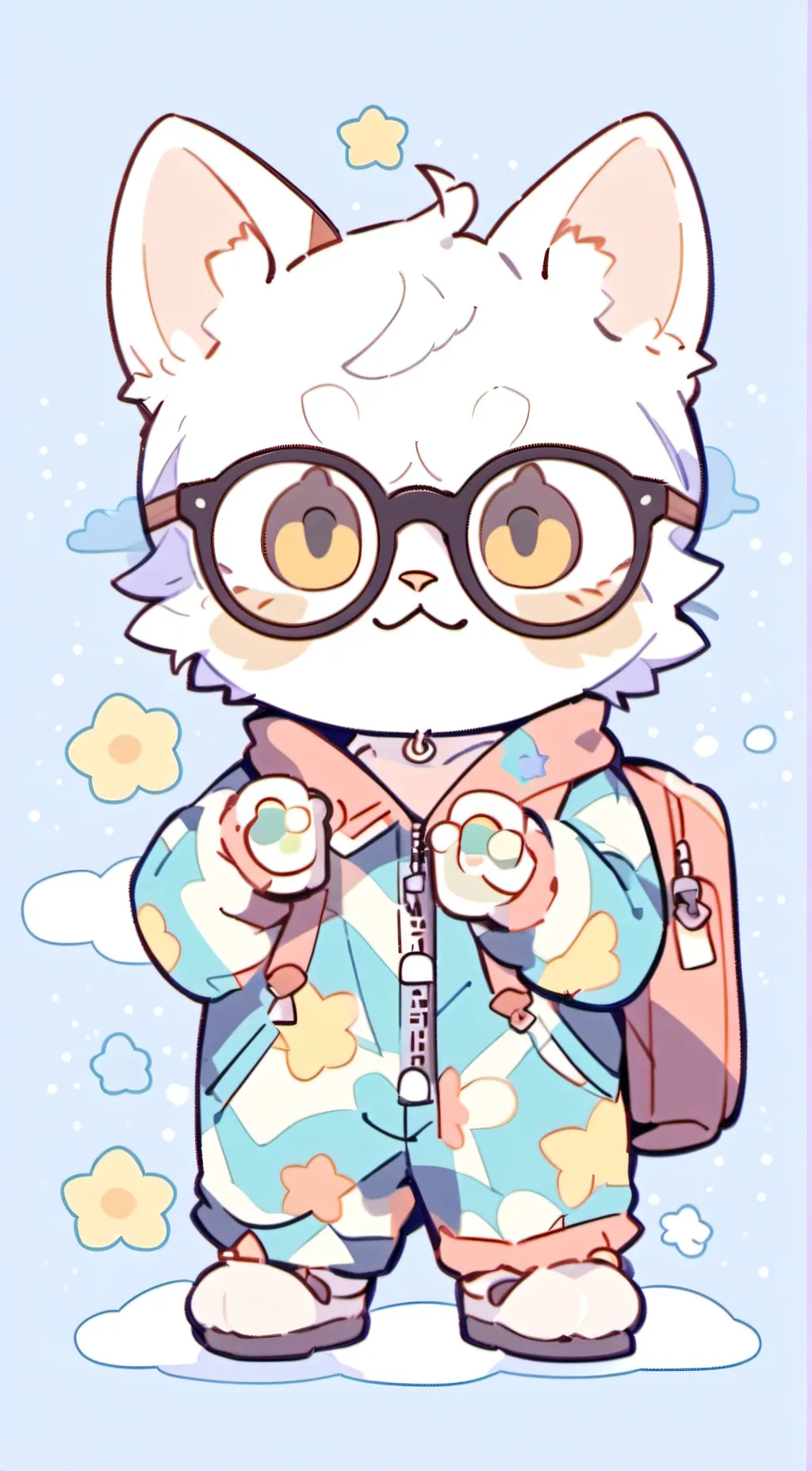 ai character: smort background