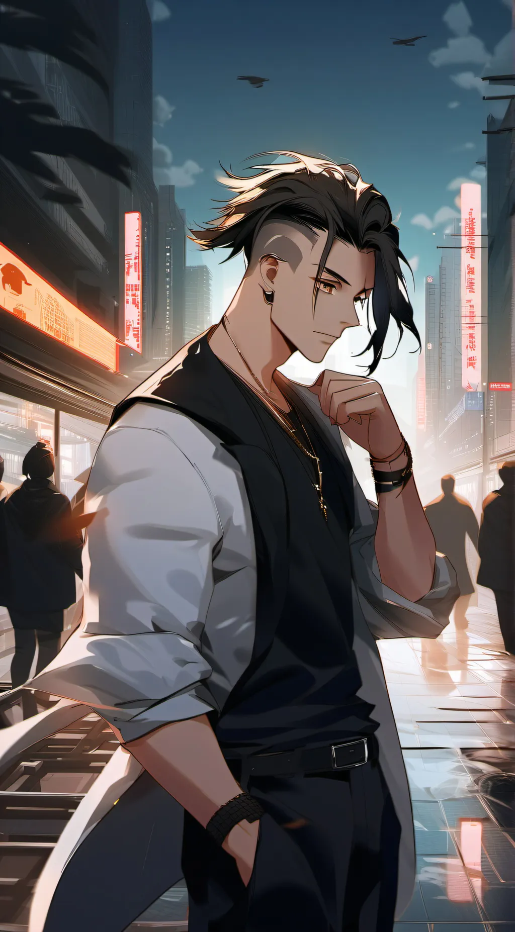 ai character: Raven background