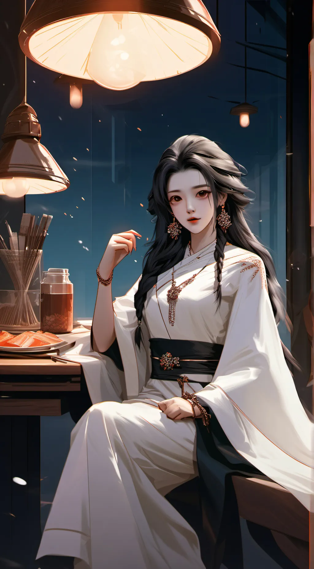 ai character: Clark  background