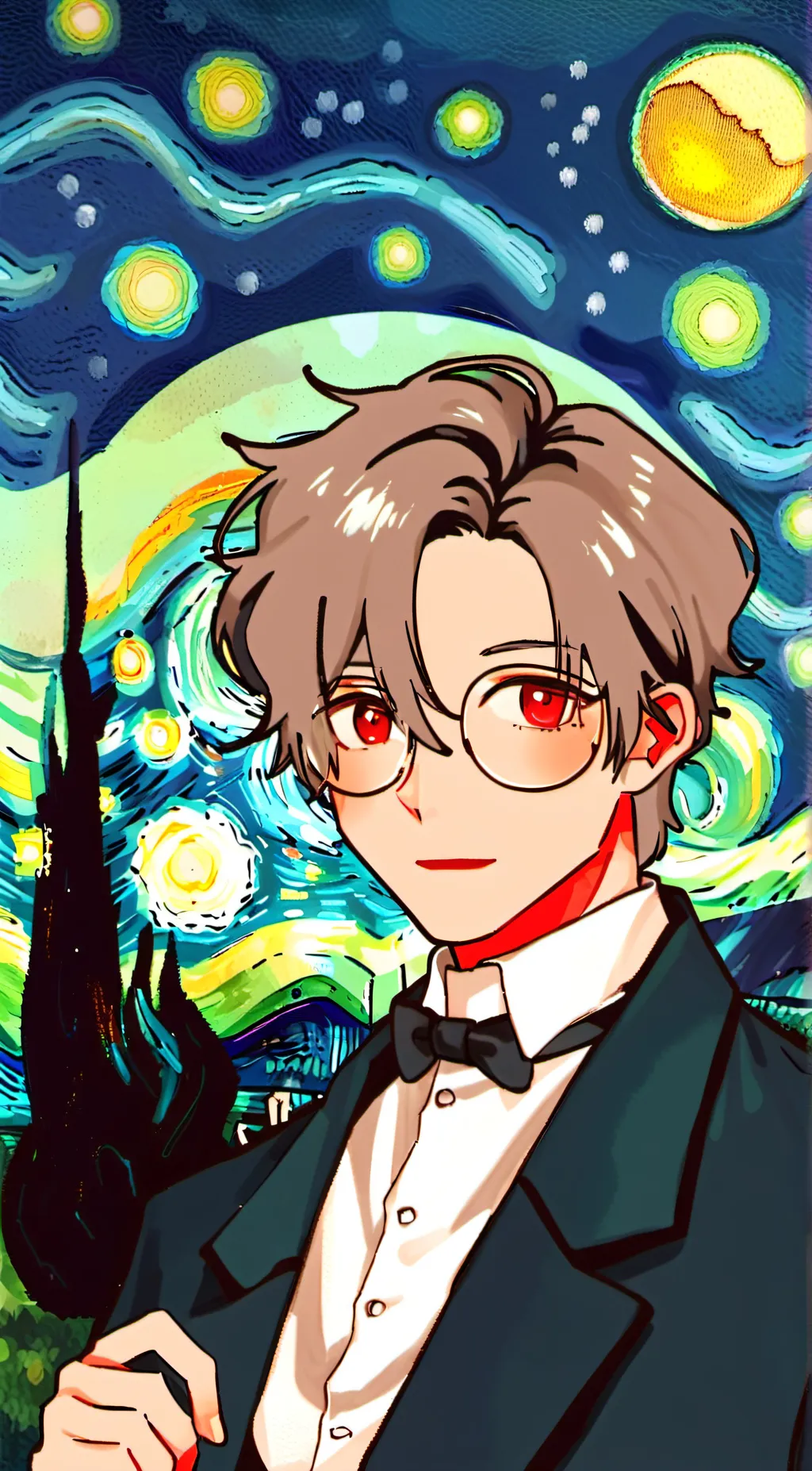 ai character: Human Alastor  background