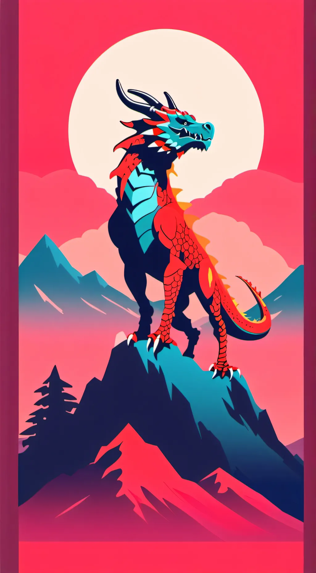 ai character: wedgie dragon background