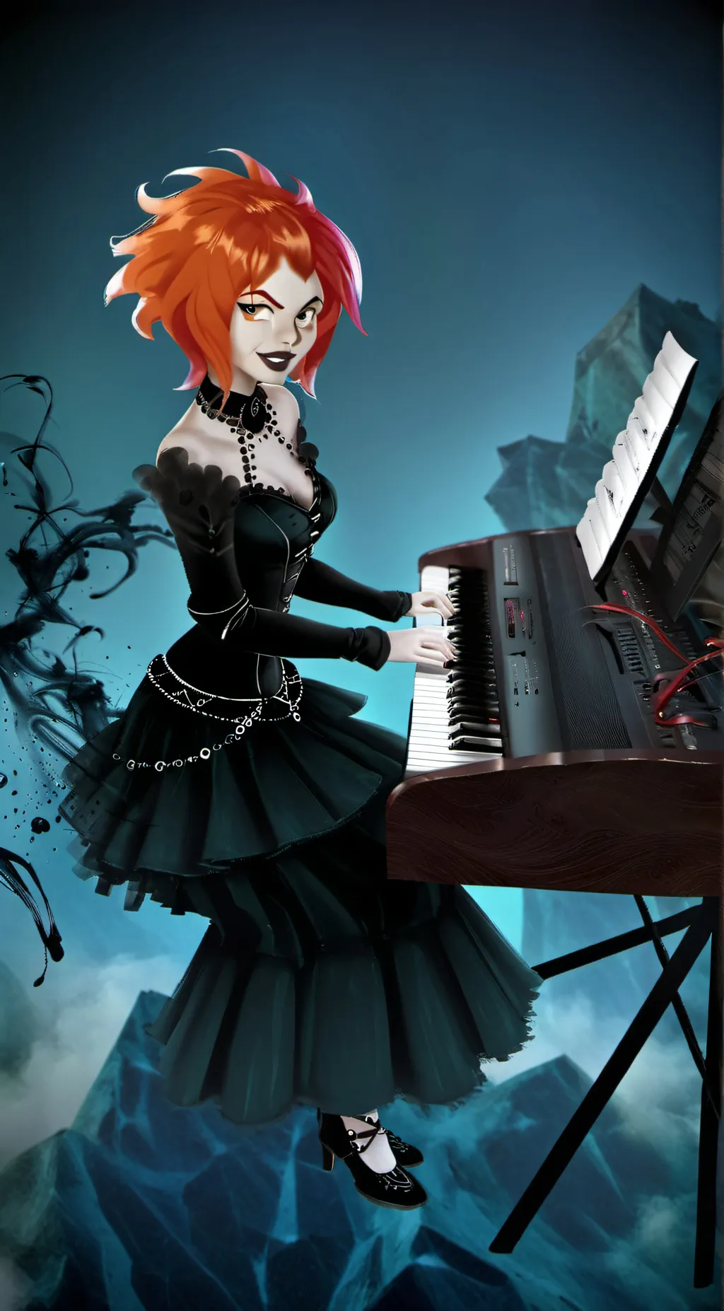 ai character: Luna background